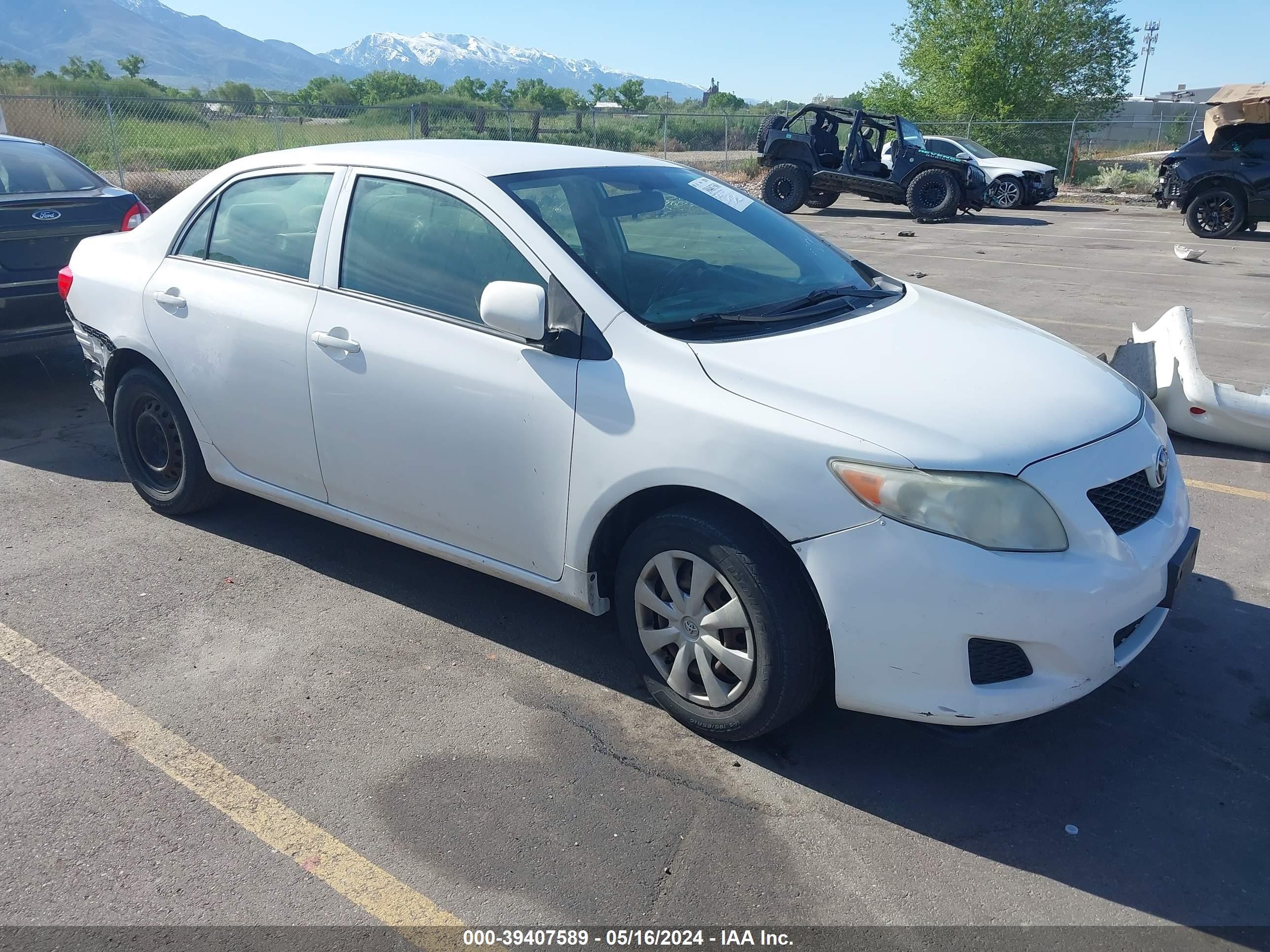 TOYOTA COROLLA 2009 jtdbl40e09j018489