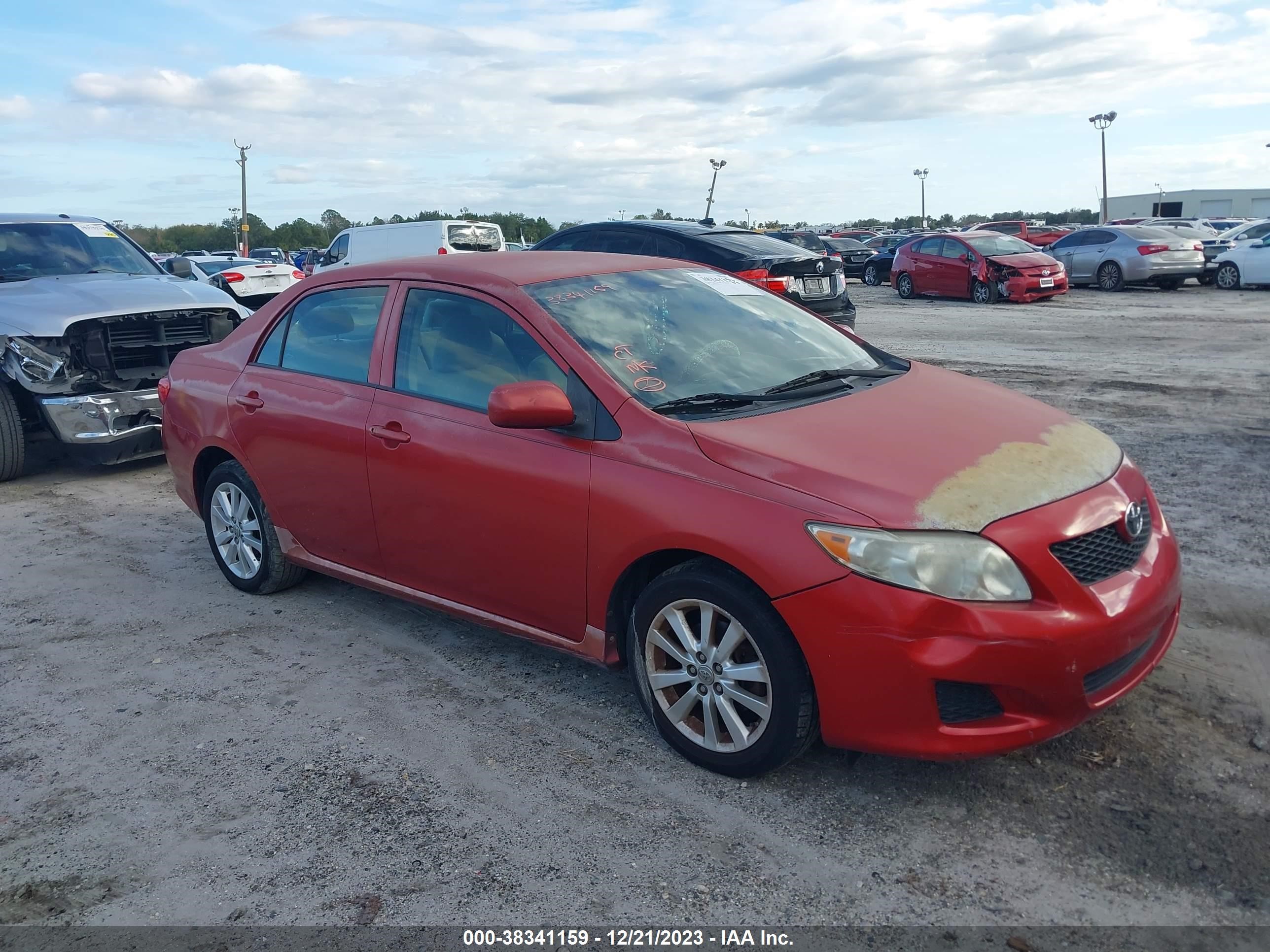 TOYOTA COROLLA 2009 jtdbl40e09j041965