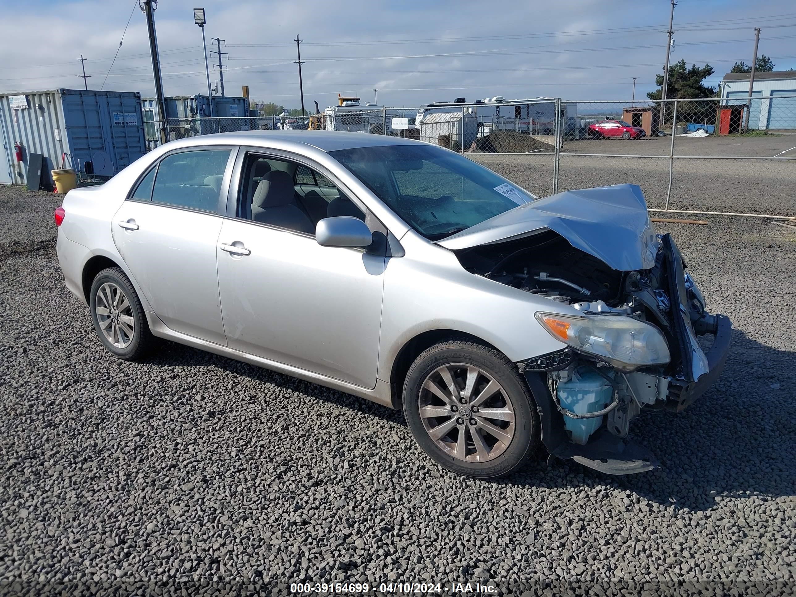 TOYOTA COROLLA 2009 jtdbl40e09j053808