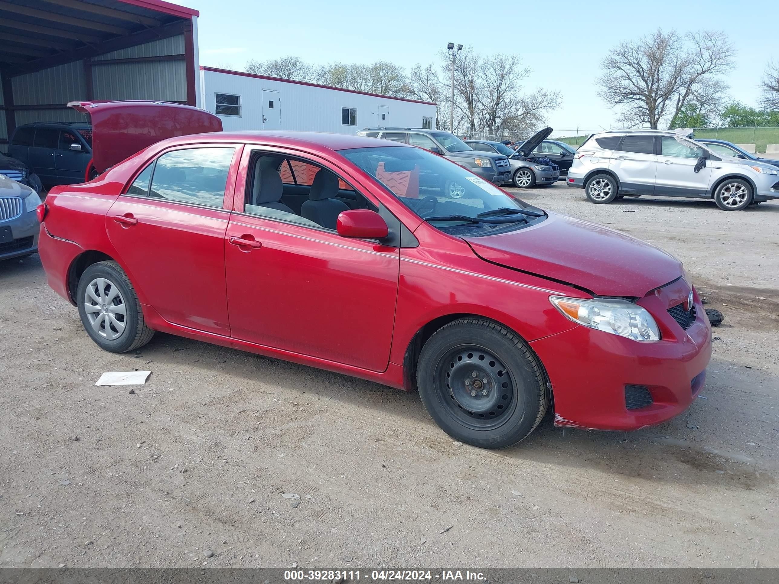 TOYOTA COROLLA 2009 jtdbl40e199019569