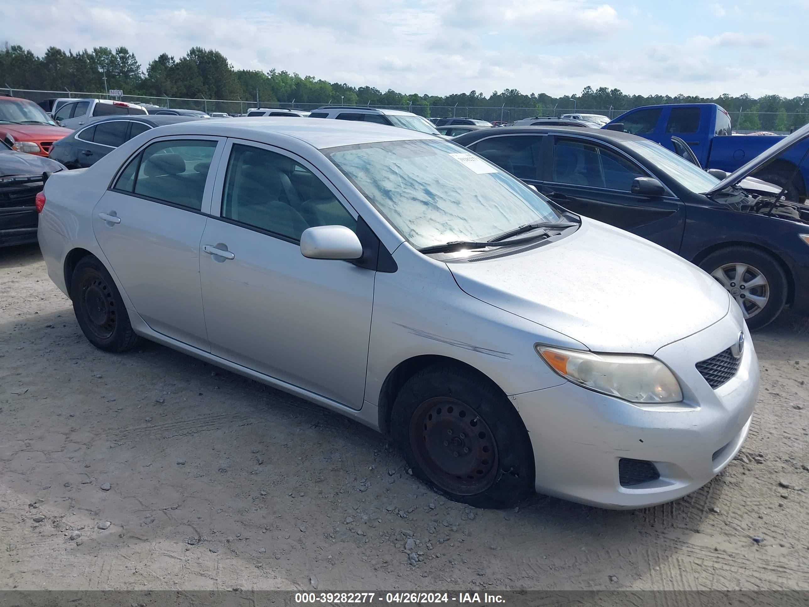 TOYOTA COROLLA 2009 jtdbl40e19j038394