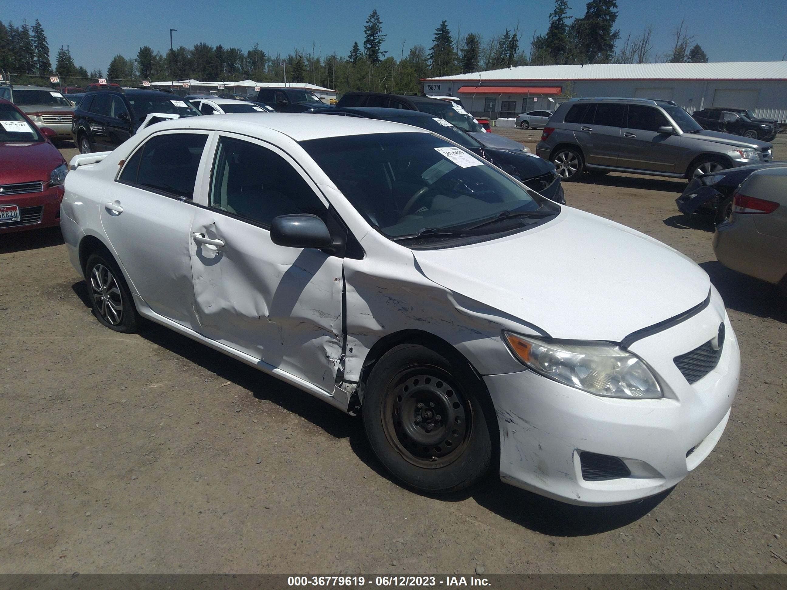 TOYOTA COROLLA 2009 jtdbl40e299021119