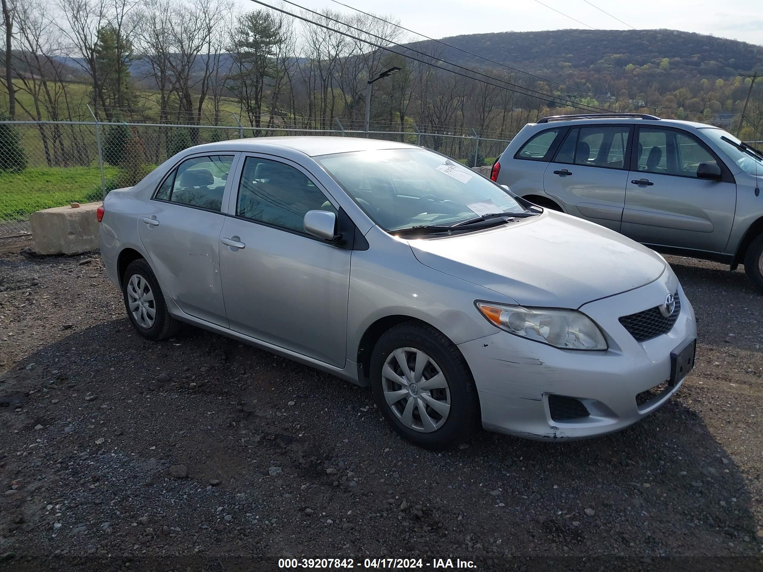 TOYOTA COROLLA 2009 jtdbl40e299060969