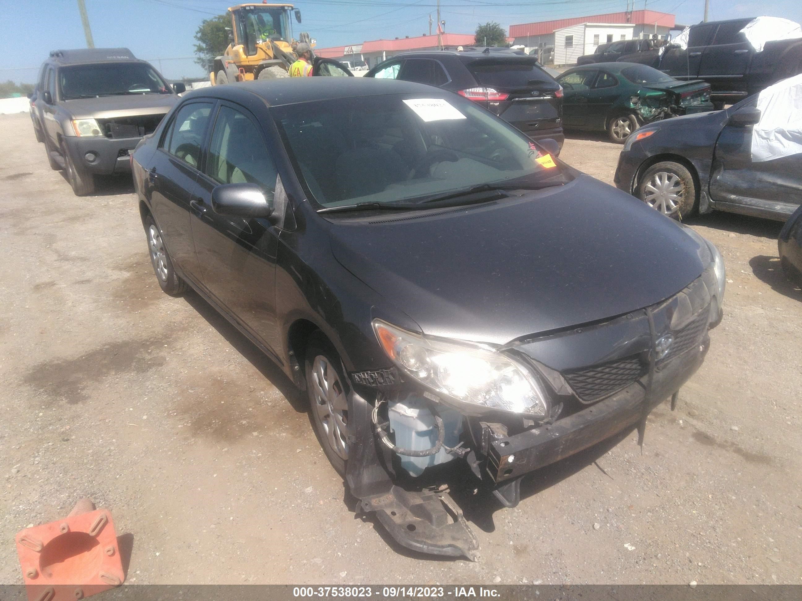 TOYOTA COROLLA 2009 jtdbl40e299071583