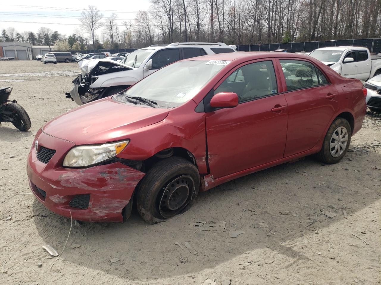 TOYOTA COROLLA 2009 jtdbl40e399053643