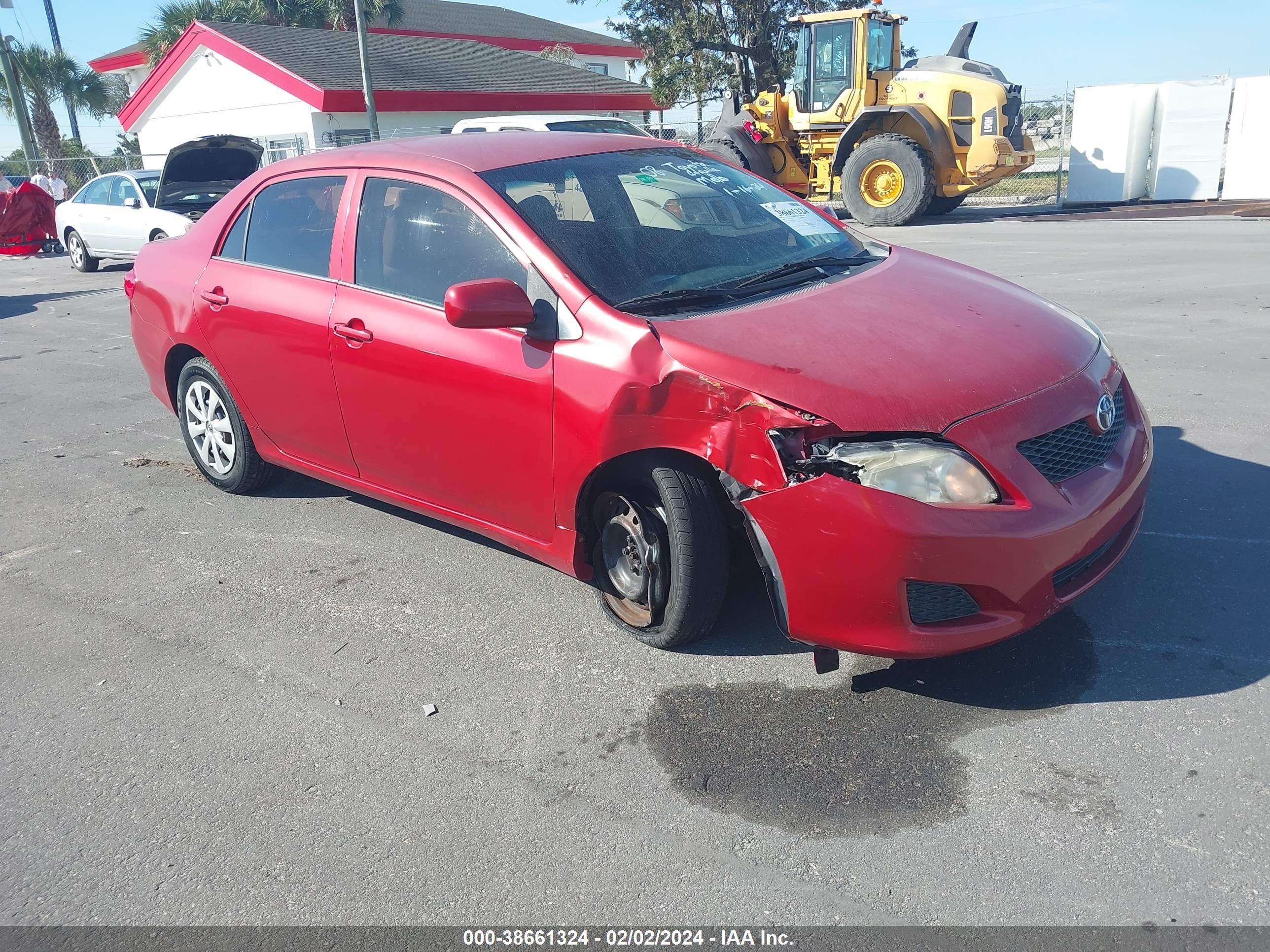 TOYOTA COROLLA 2009 jtdbl40e399070300