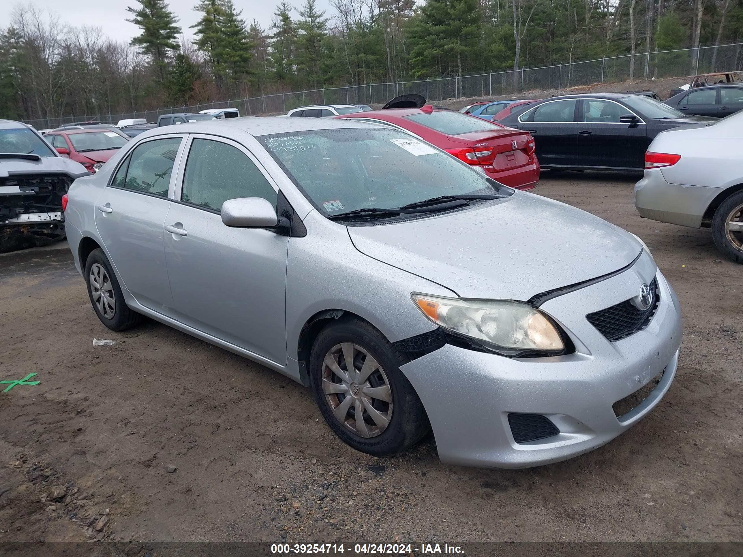 TOYOTA COROLLA 2009 jtdbl40e39j047095