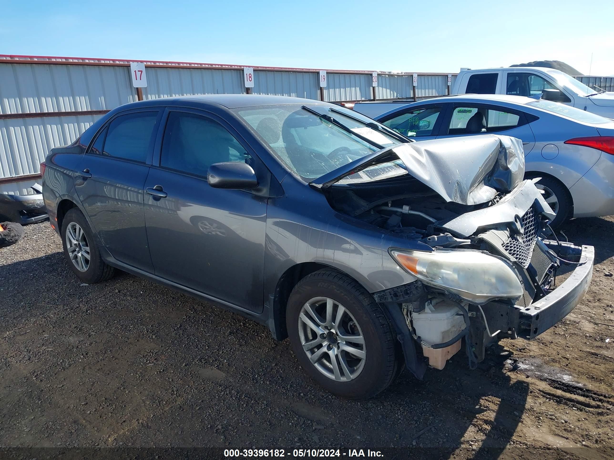 TOYOTA COROLLA 2009 jtdbl40e499037256