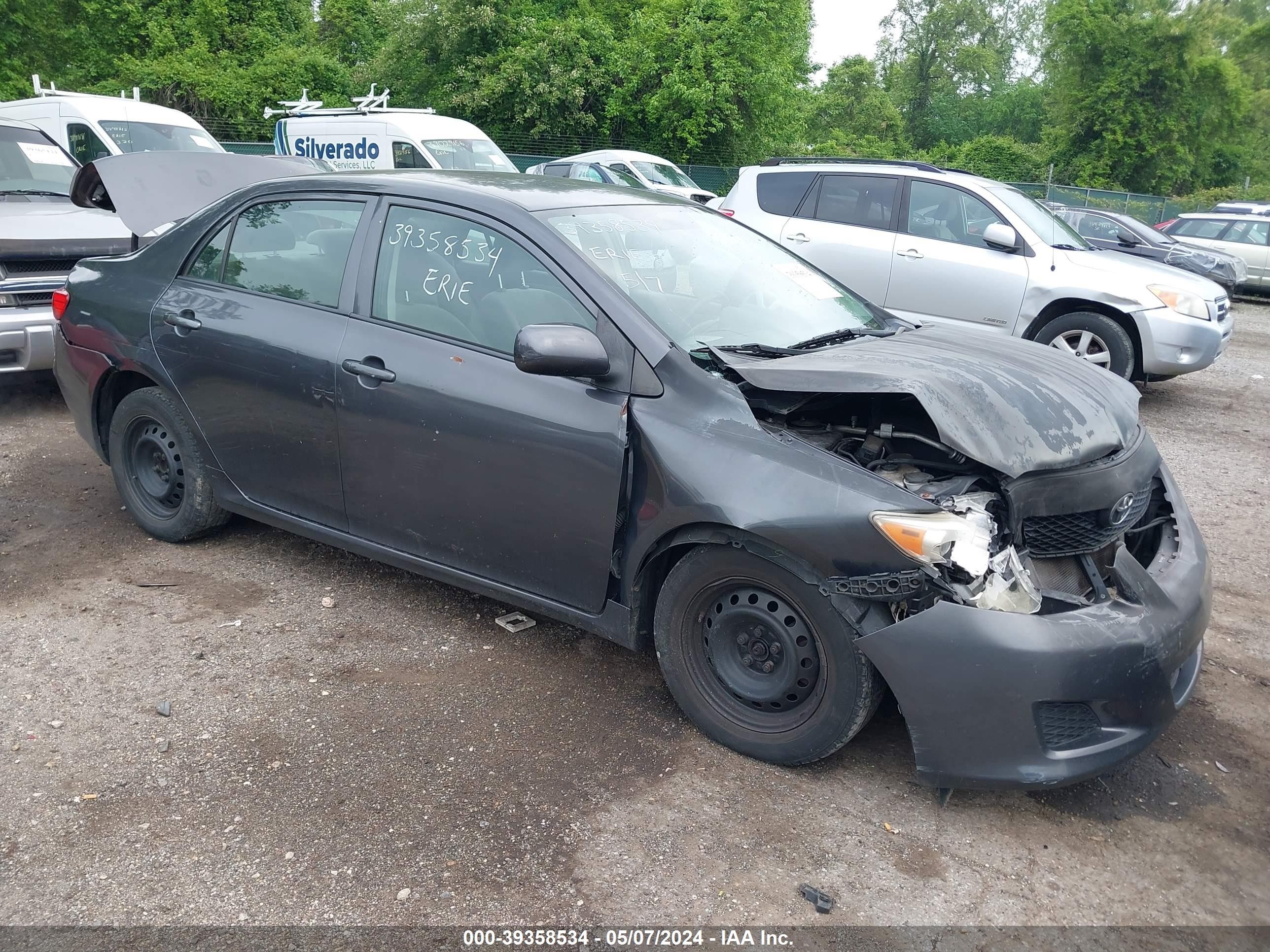 TOYOTA COROLLA 2009 jtdbl40e499059578