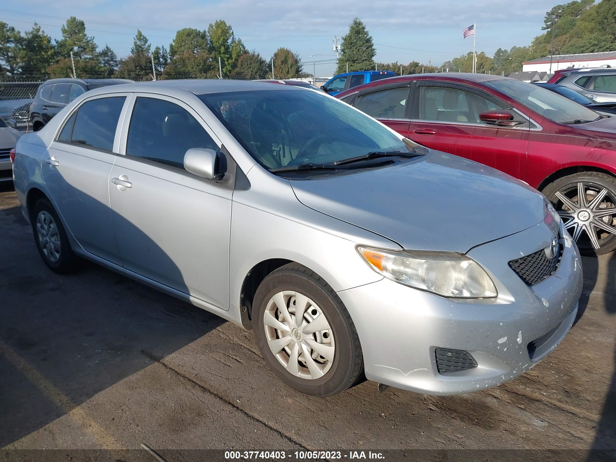 TOYOTA COROLLA 2009 jtdbl40e499061816