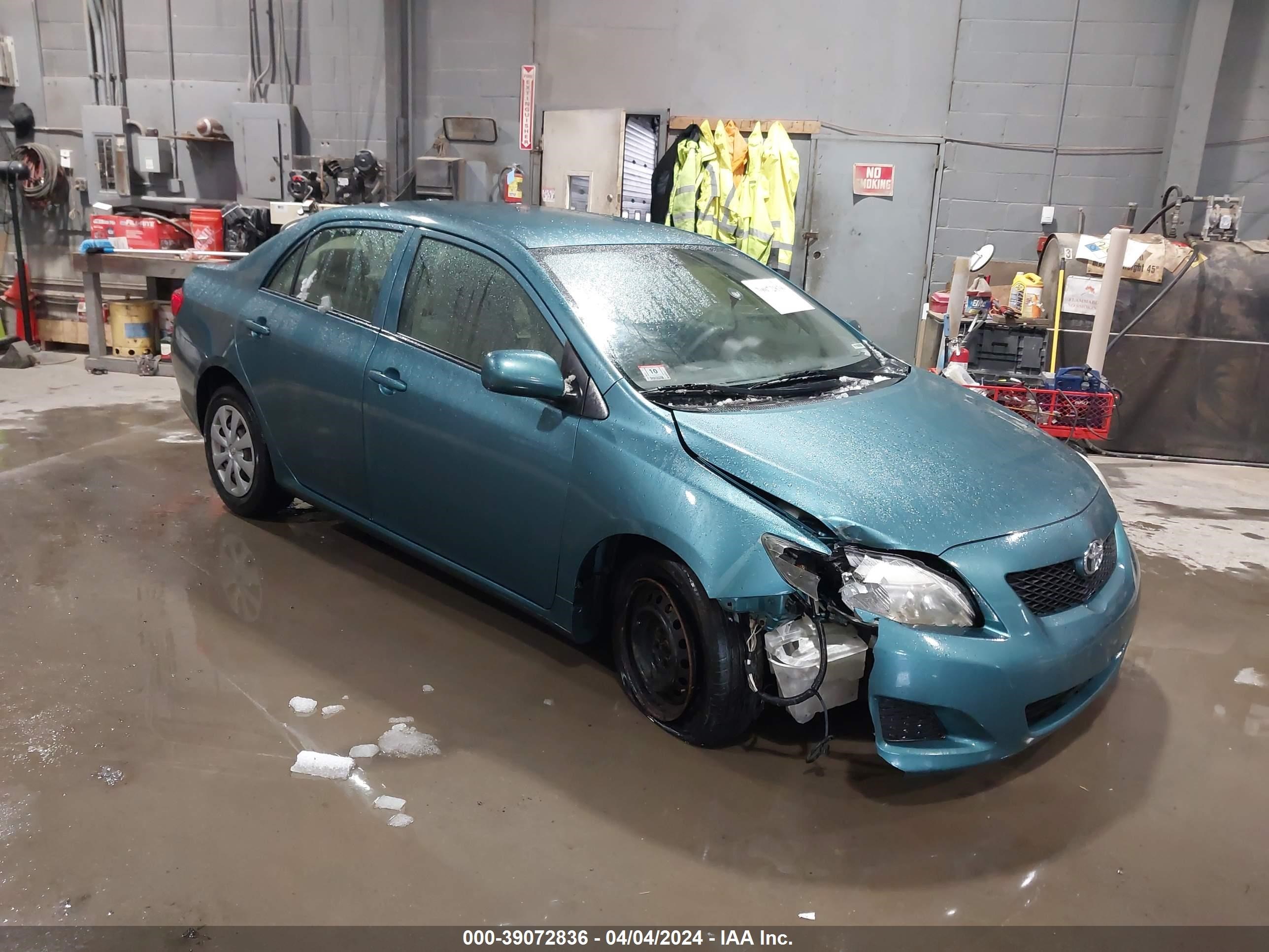 TOYOTA COROLLA 2009 jtdbl40e499071634