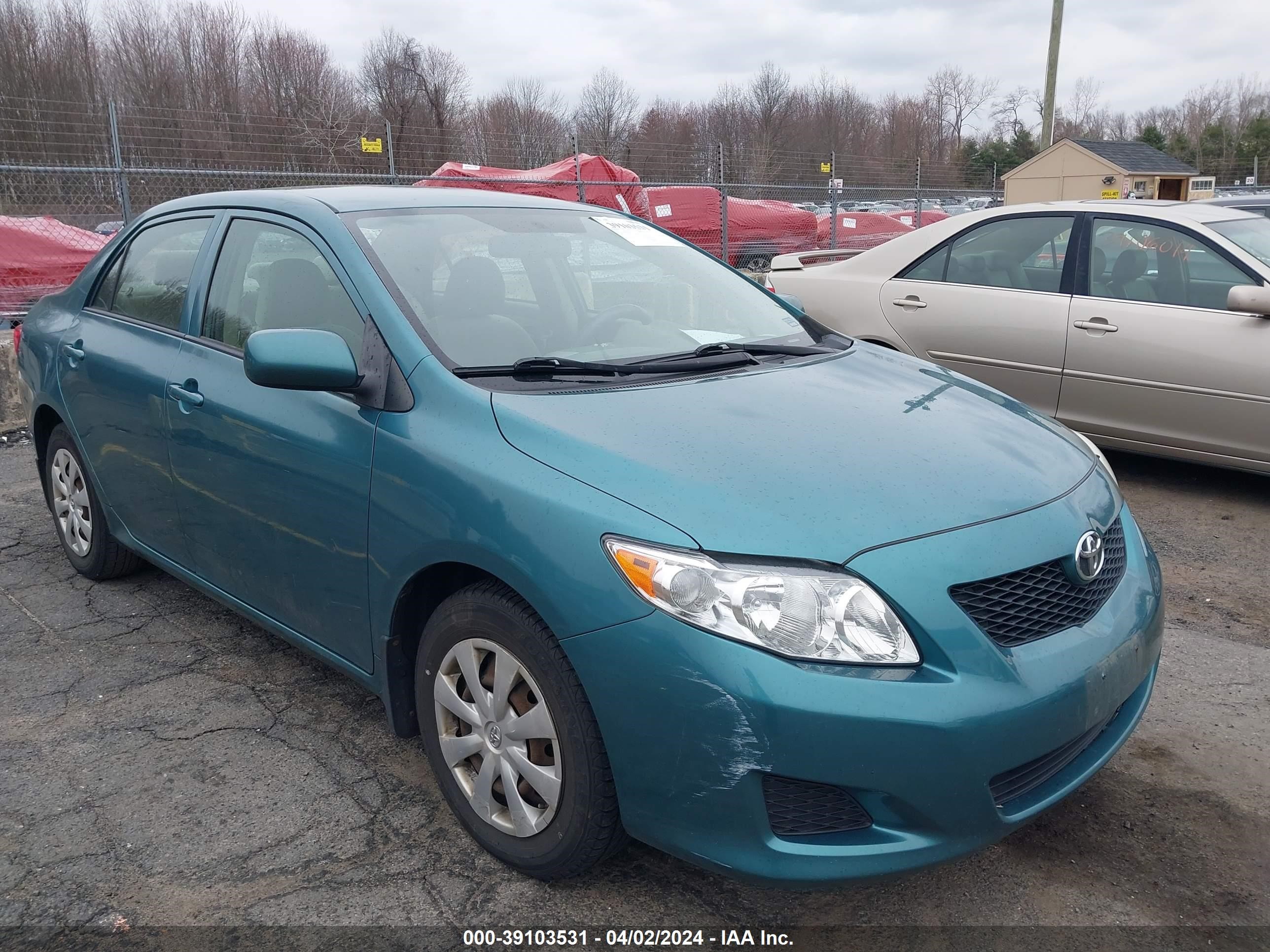 TOYOTA COROLLA 2009 jtdbl40e499078678