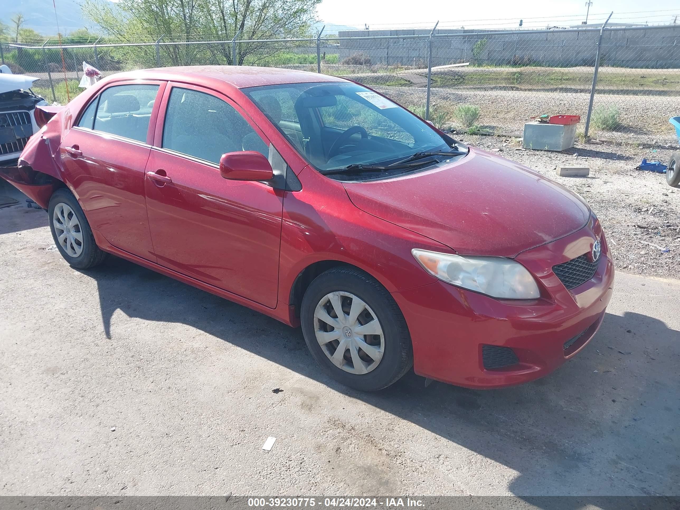 TOYOTA COROLLA 2009 jtdbl40e499084383