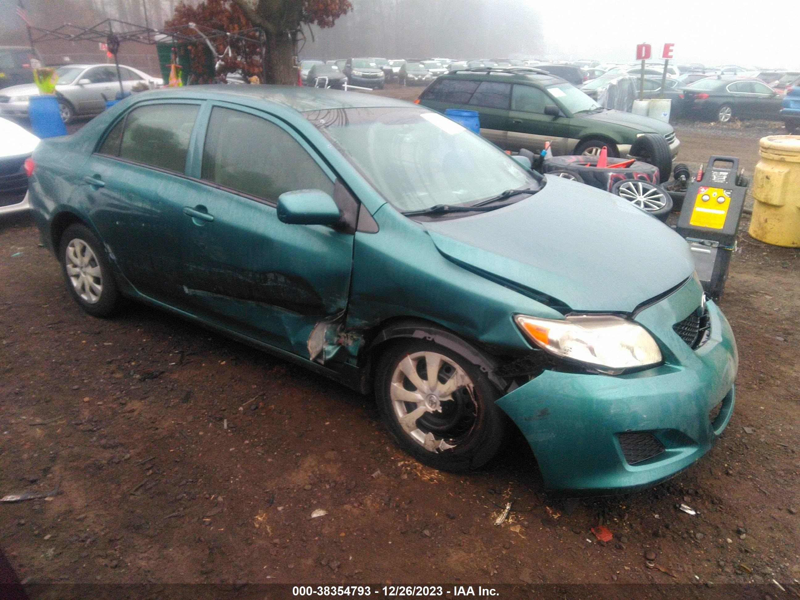 TOYOTA COROLLA 2009 jtdbl40e49j011853