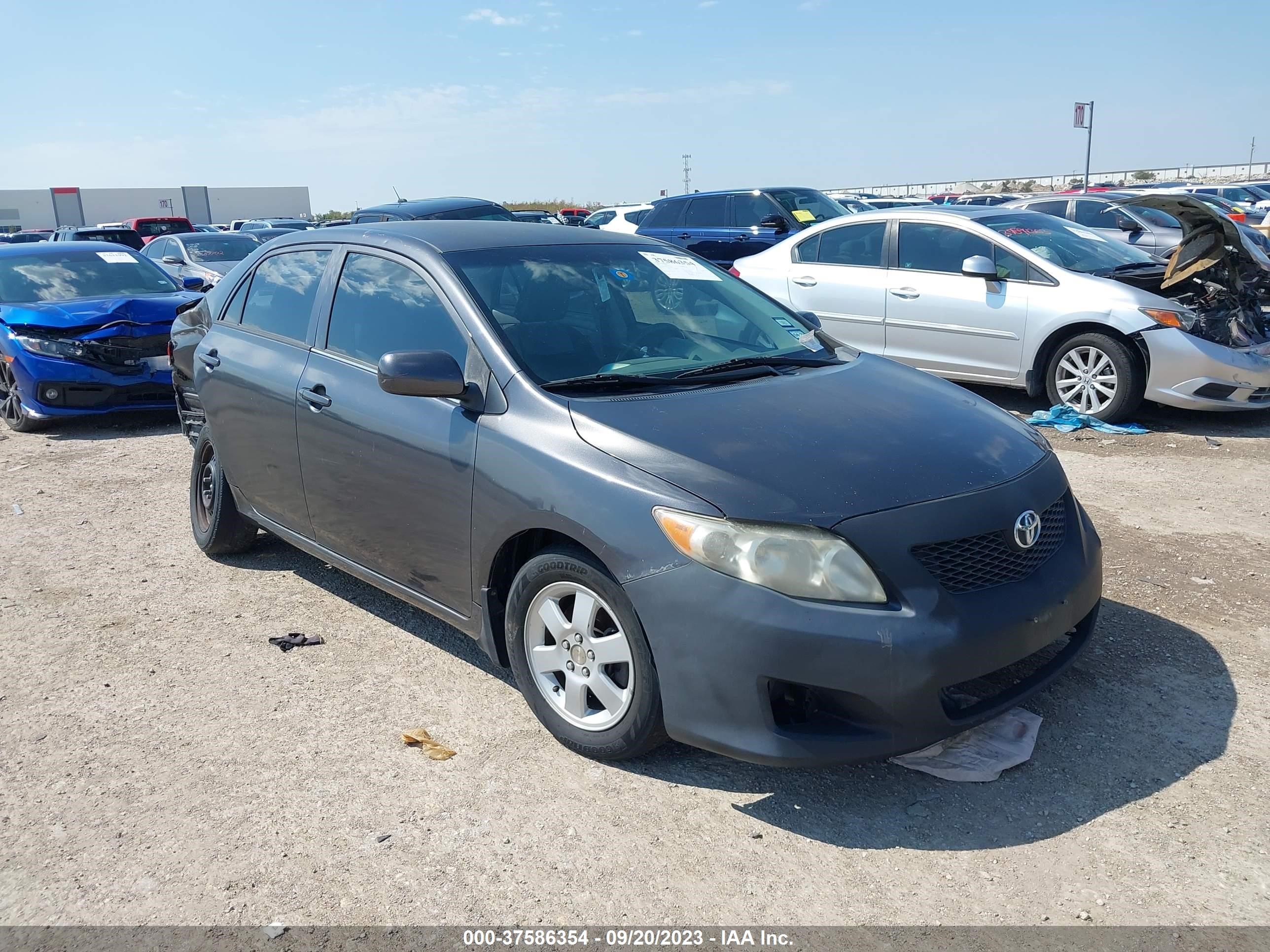 TOYOTA COROLLA 2009 jtdbl40e599047987