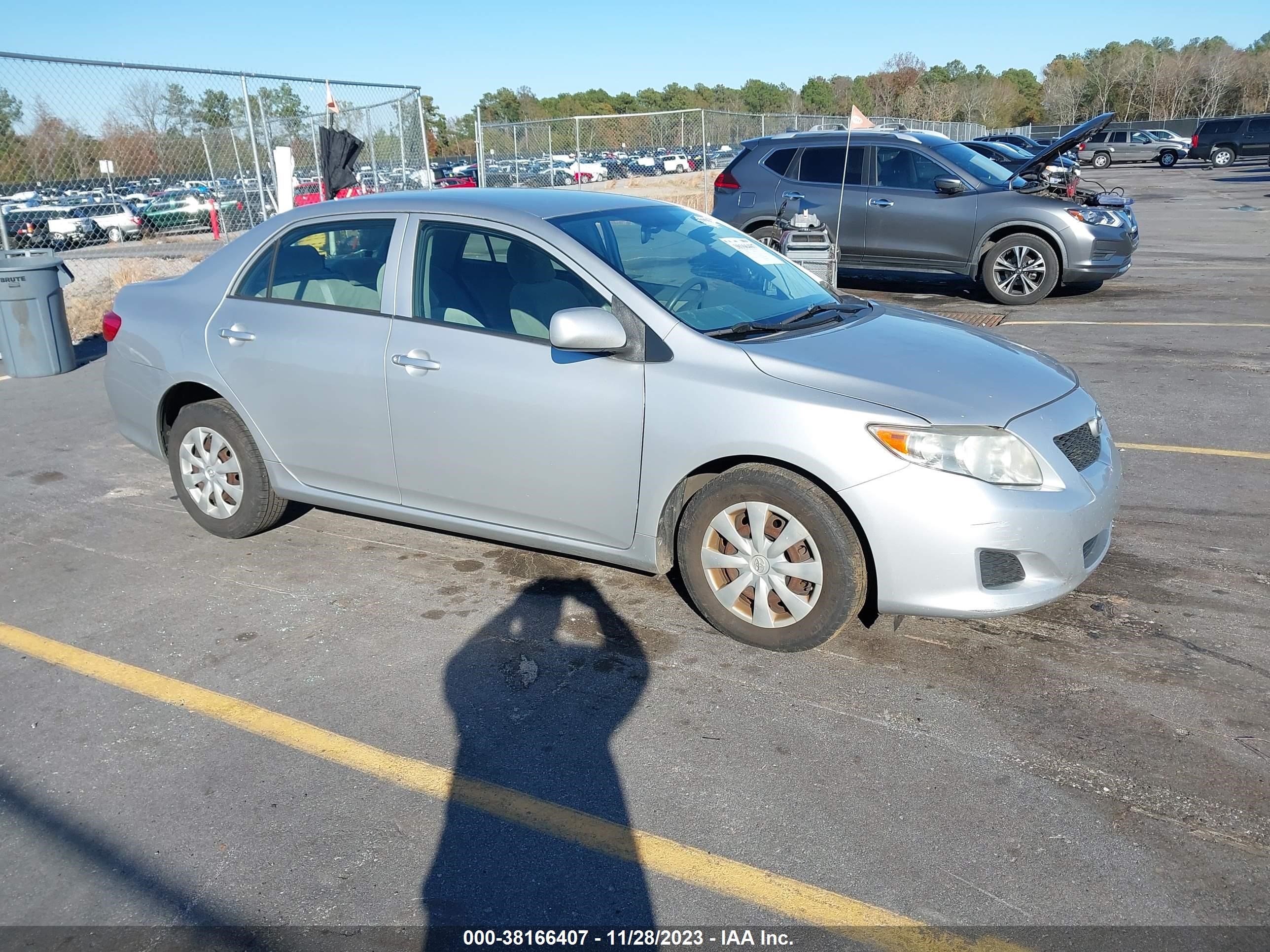 TOYOTA COROLLA 2009 jtdbl40e599070301