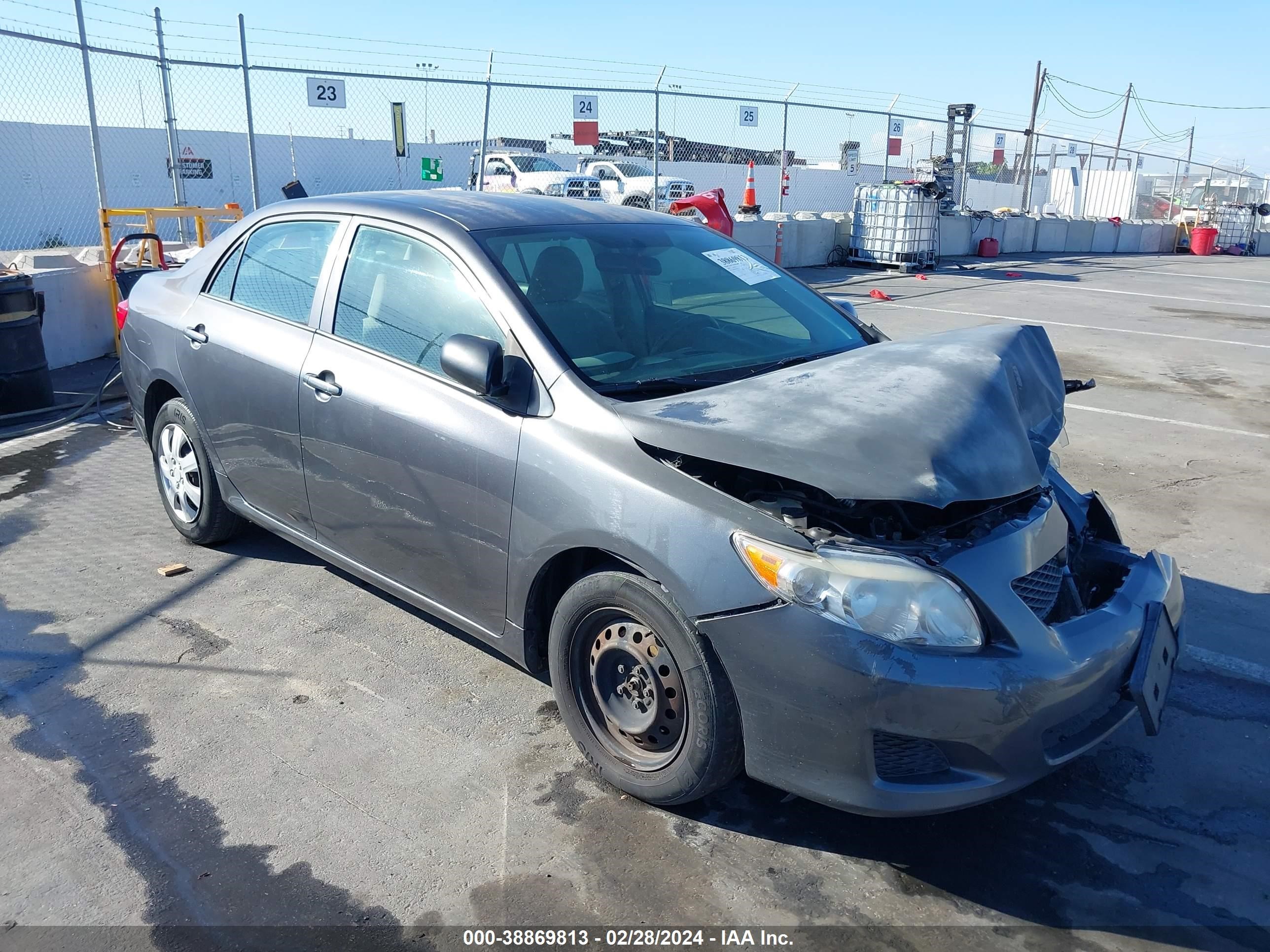 TOYOTA COROLLA 2009 jtdbl40e599091293