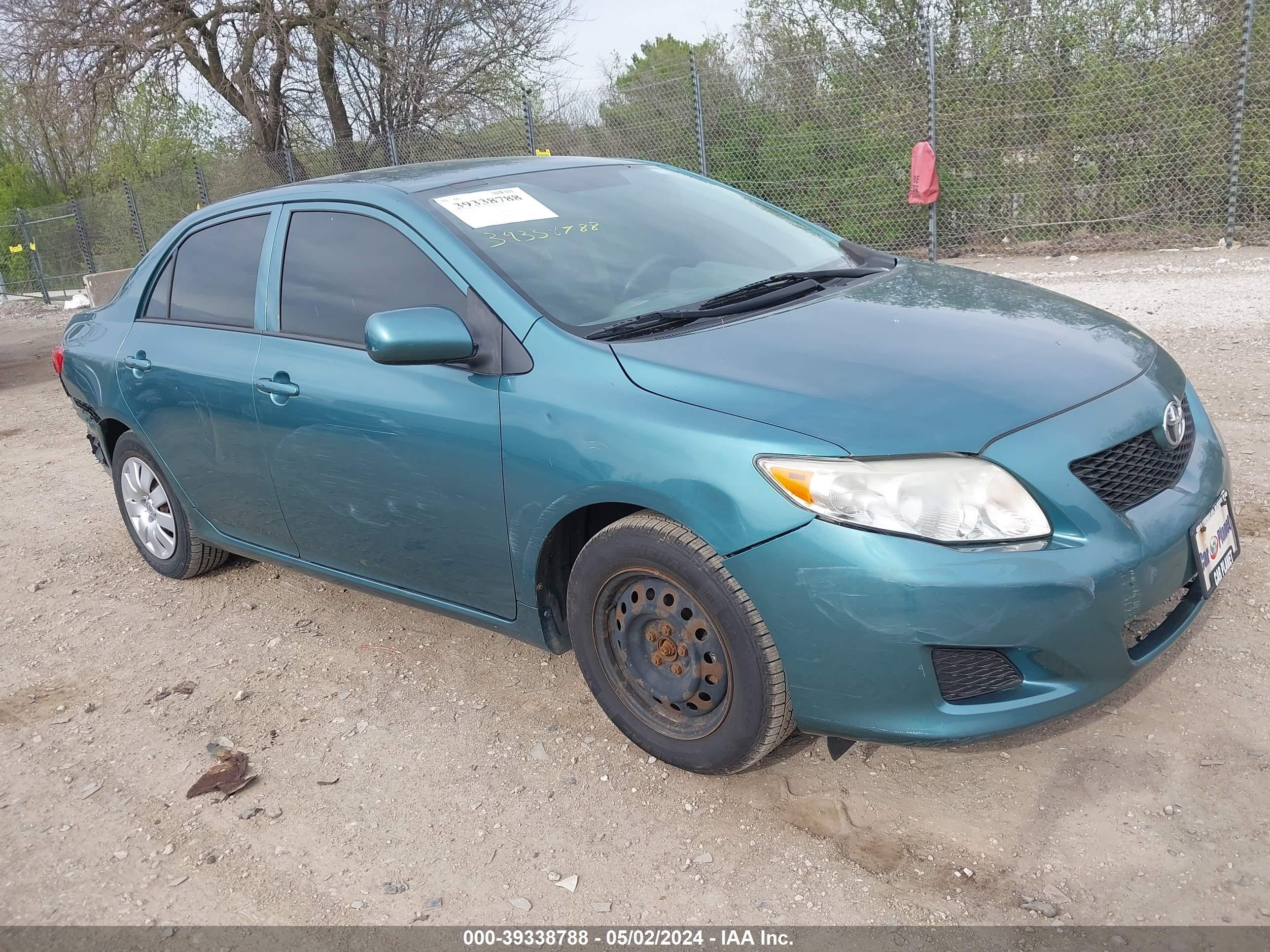 TOYOTA COROLLA 2009 jtdbl40e59j020688