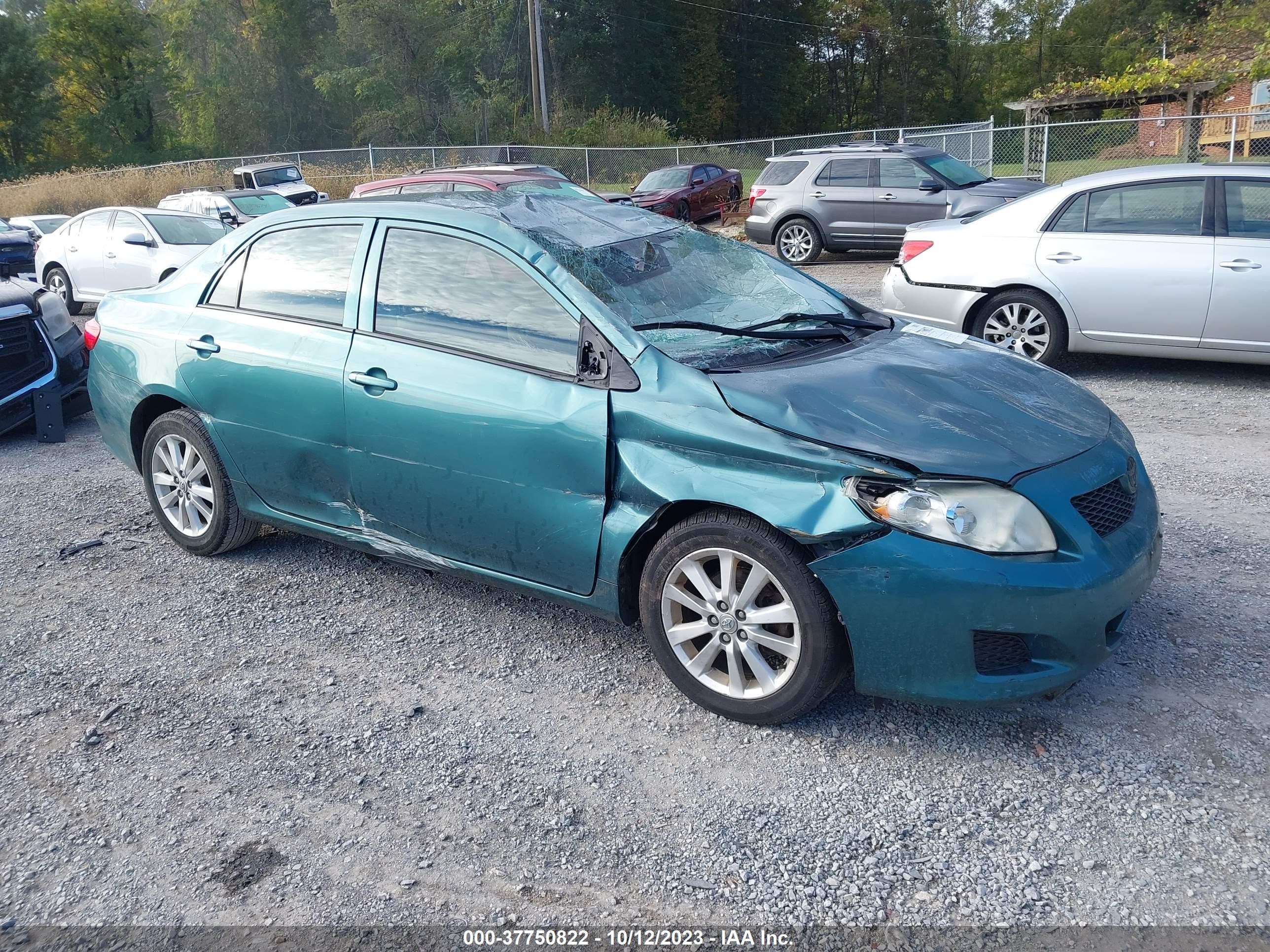 TOYOTA COROLLA 2009 jtdbl40e59j037796