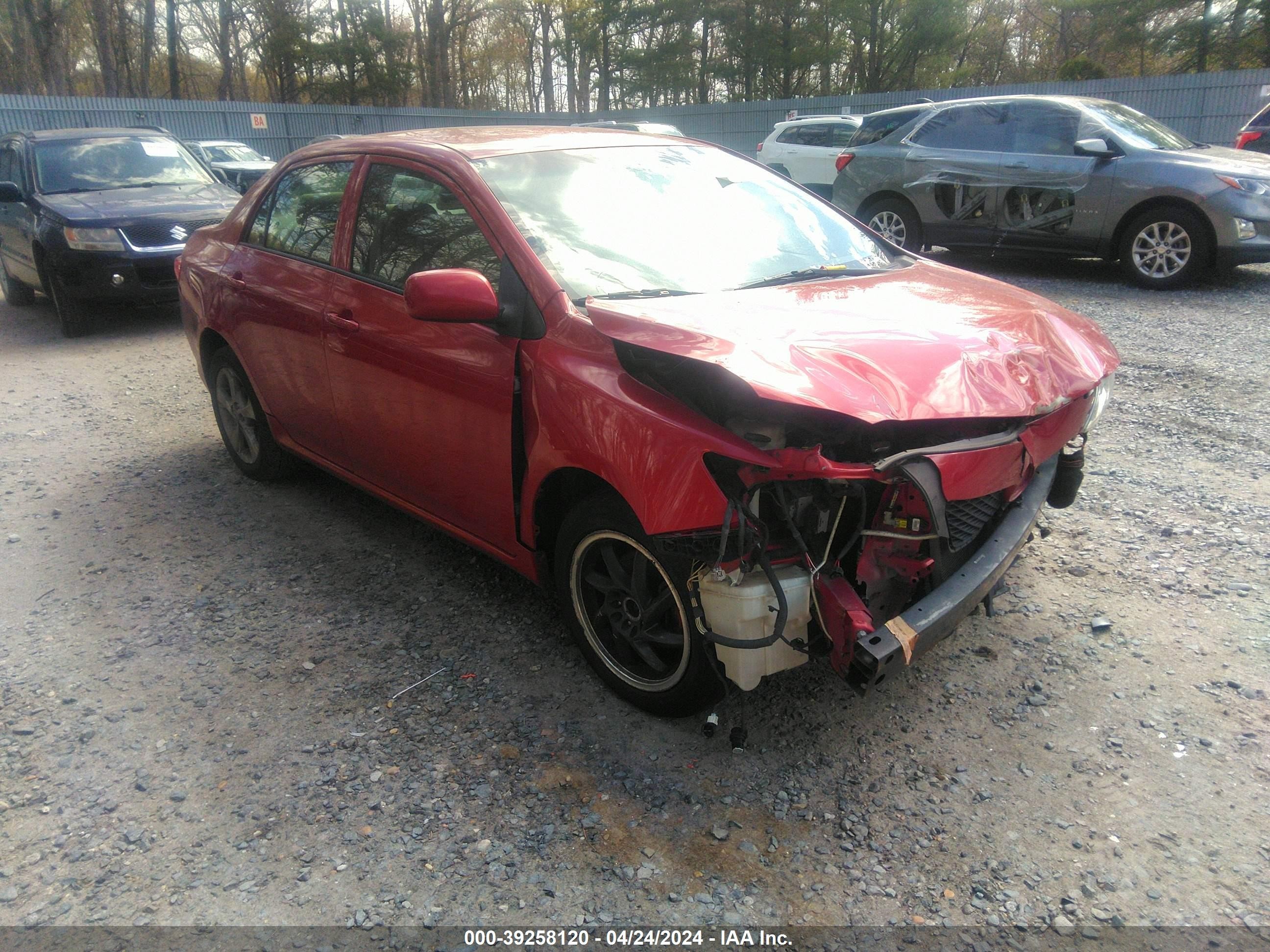 TOYOTA COROLLA 2009 jtdbl40e59j040021