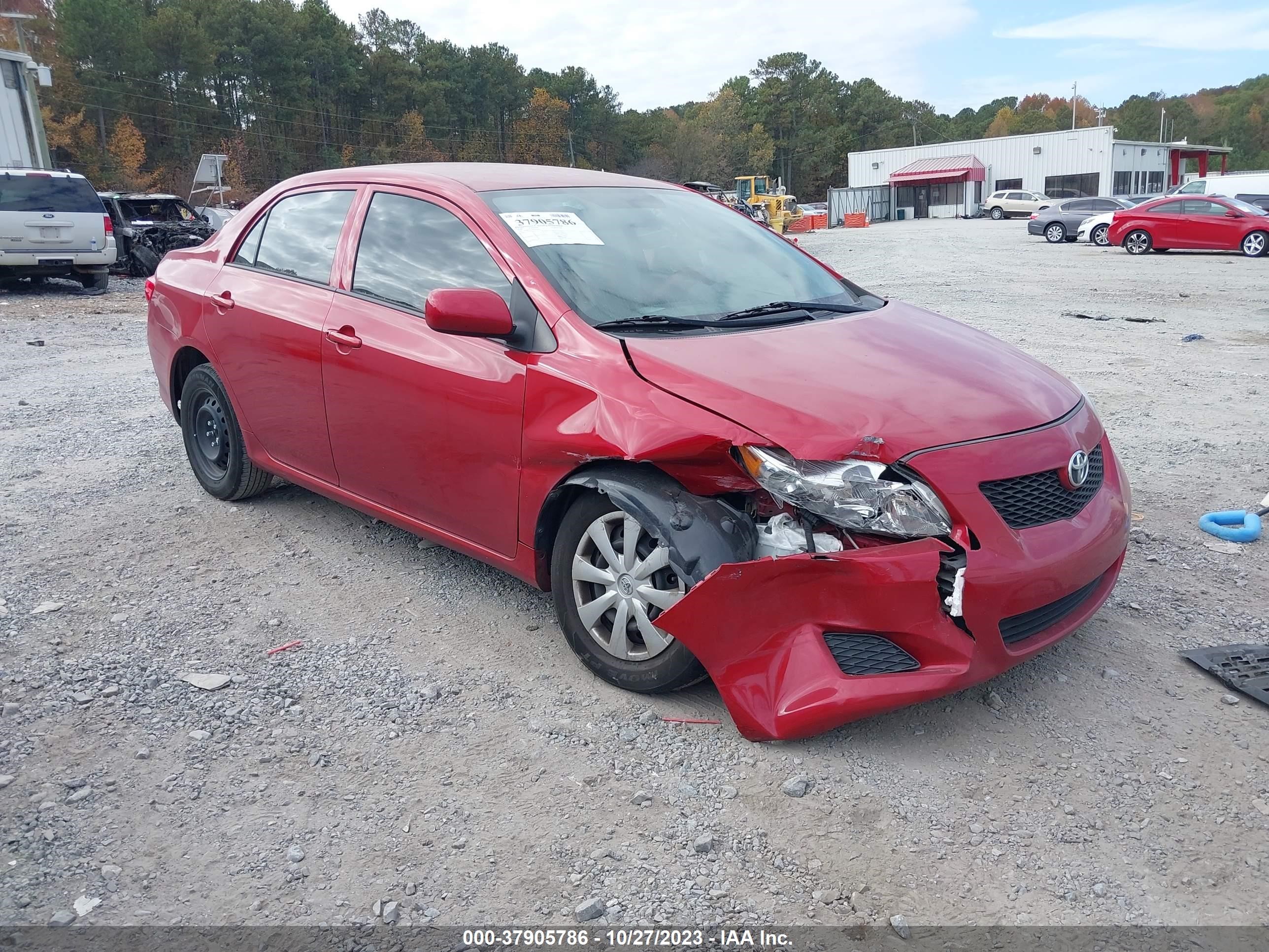 TOYOTA COROLLA 2009 jtdbl40e699024962