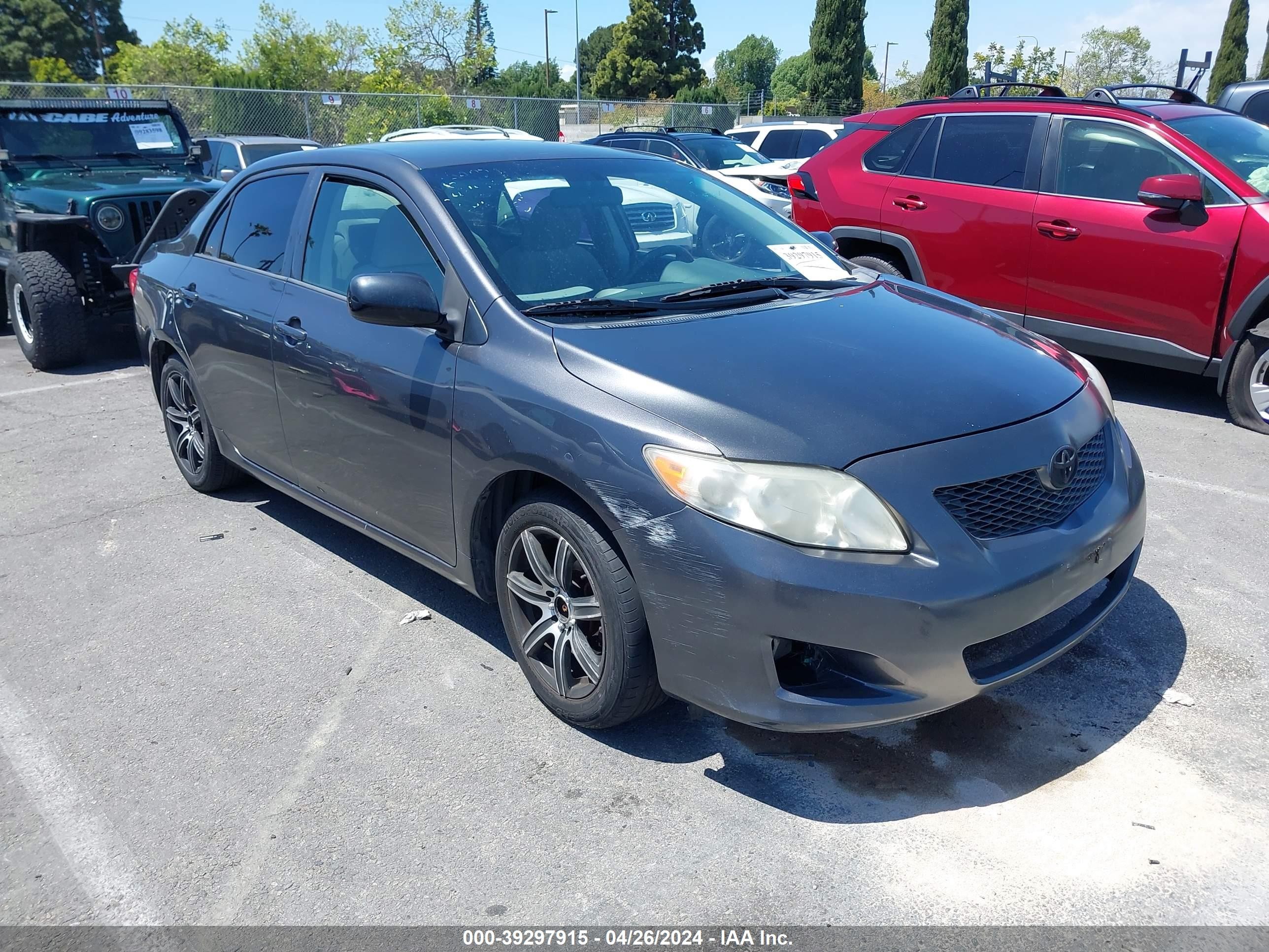 TOYOTA COROLLA 2009 jtdbl40e699066970