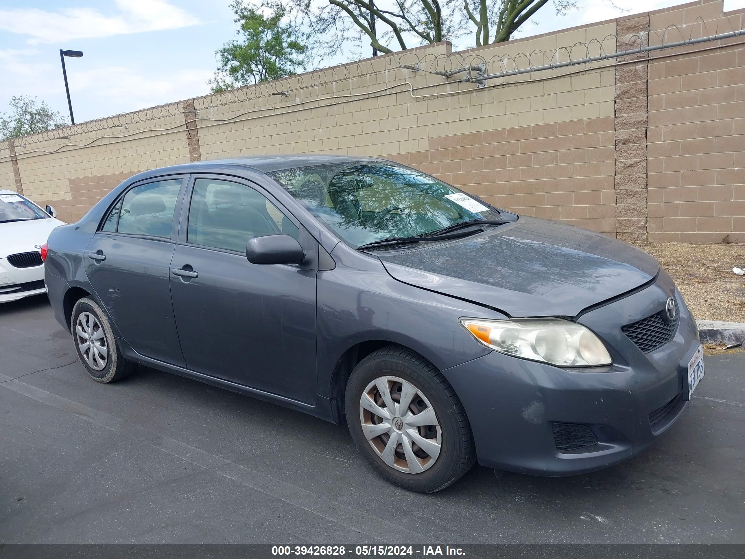 TOYOTA COROLLA 2009 jtdbl40e699074129