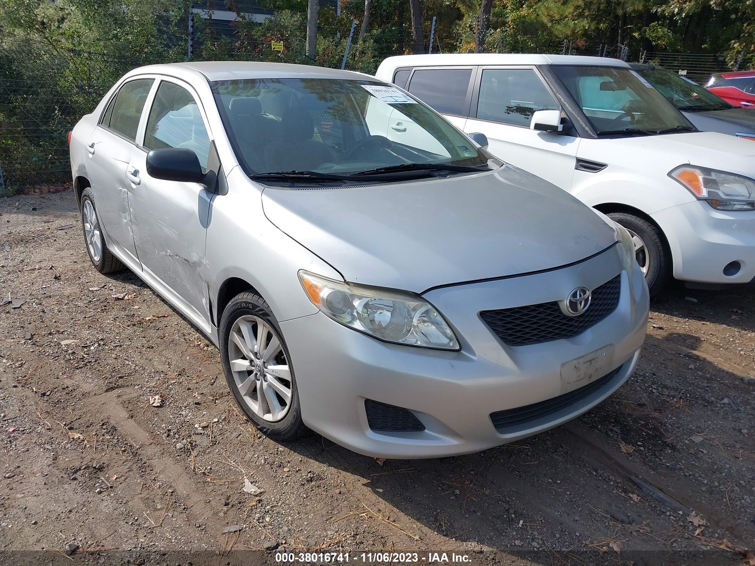 TOYOTA COROLLA 2009 jtdbl40e699075667