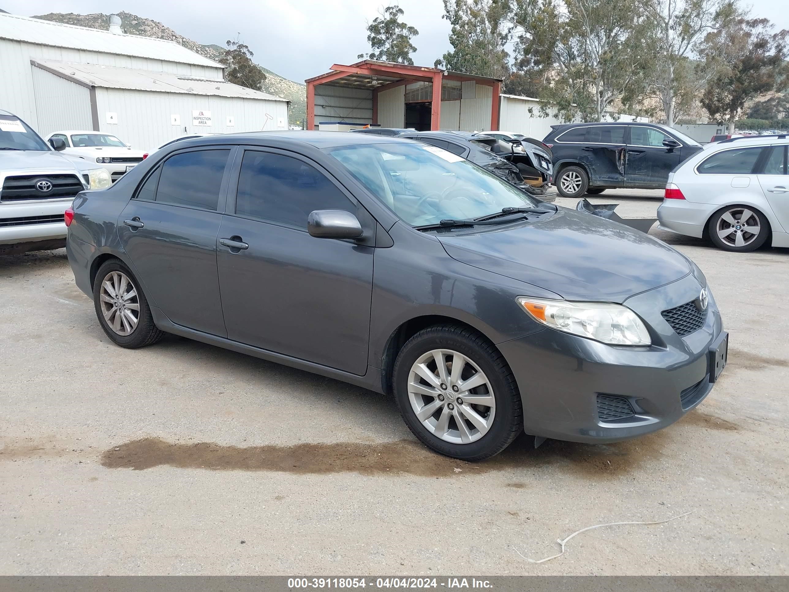 TOYOTA COROLLA 2009 jtdbl40e699076057