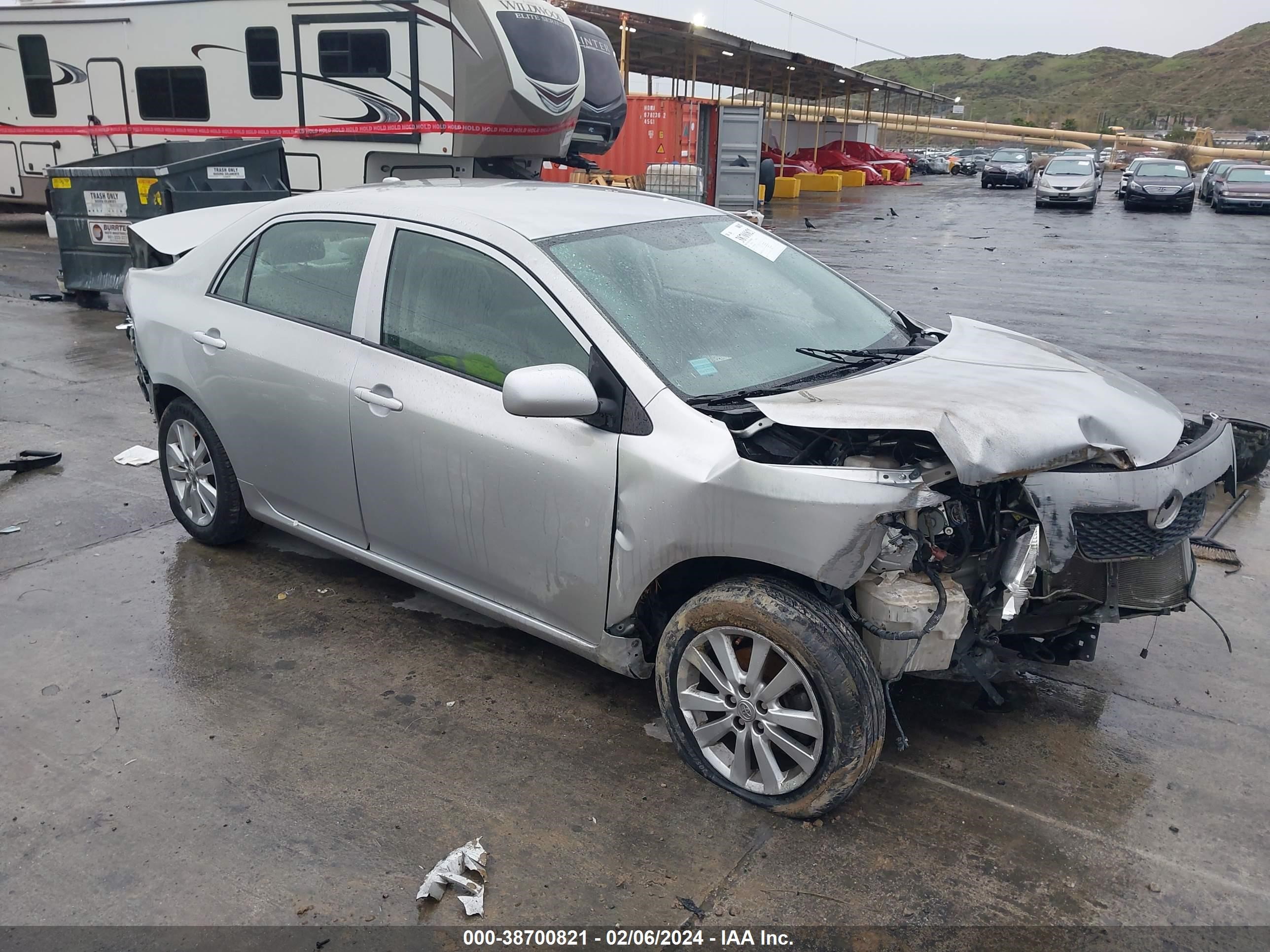 TOYOTA COROLLA 2009 jtdbl40e699092369