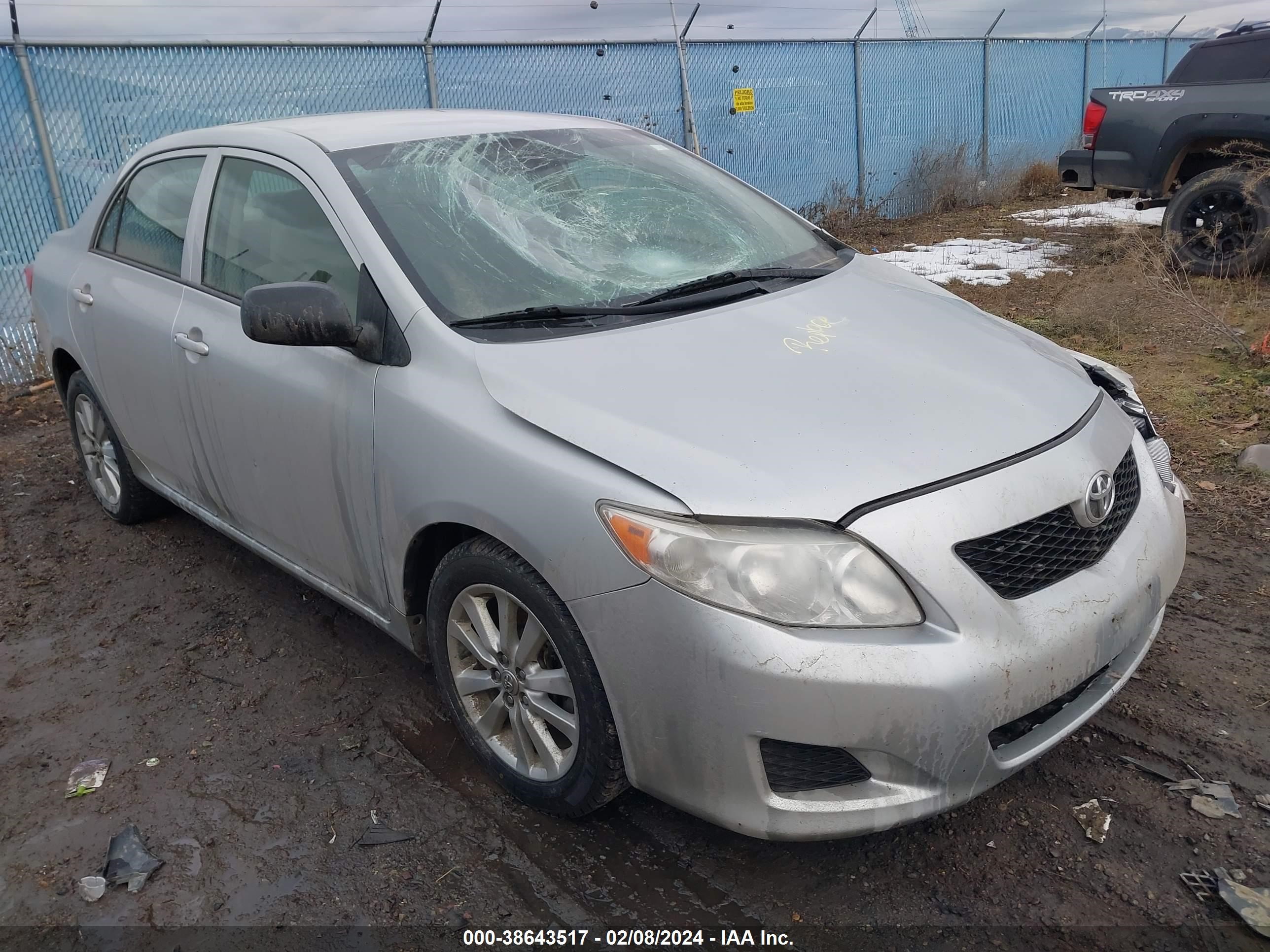 TOYOTA COROLLA 2009 jtdbl40e799019639