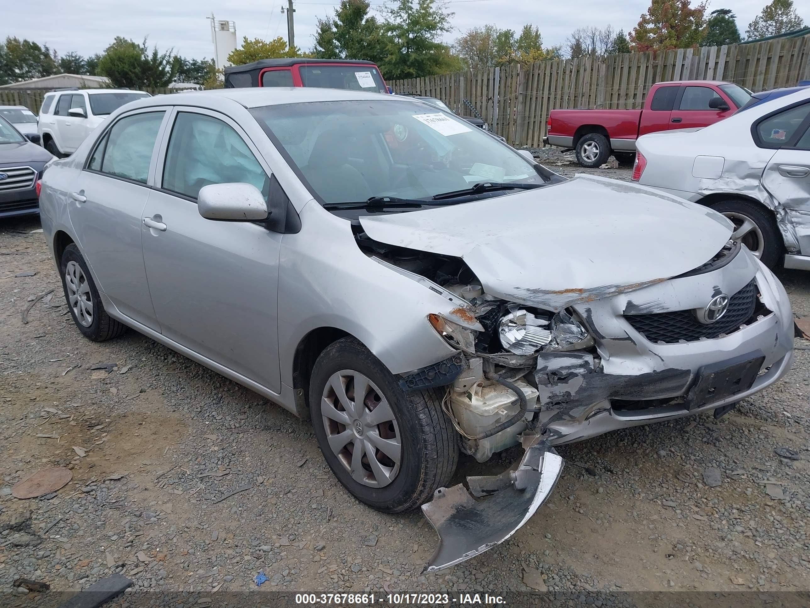 TOYOTA COROLLA 2009 jtdbl40e799062121