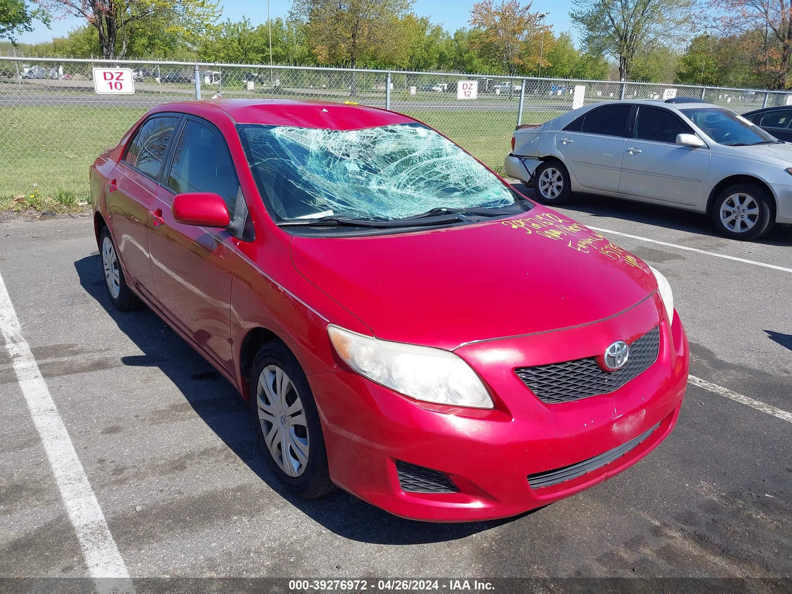 TOYOTA COROLLA 2009 jtdbl40e799081347