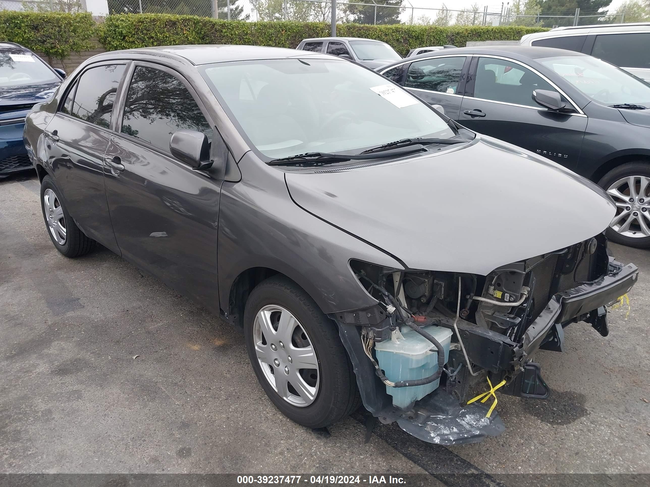 TOYOTA COROLLA 2009 jtdbl40e79j016903