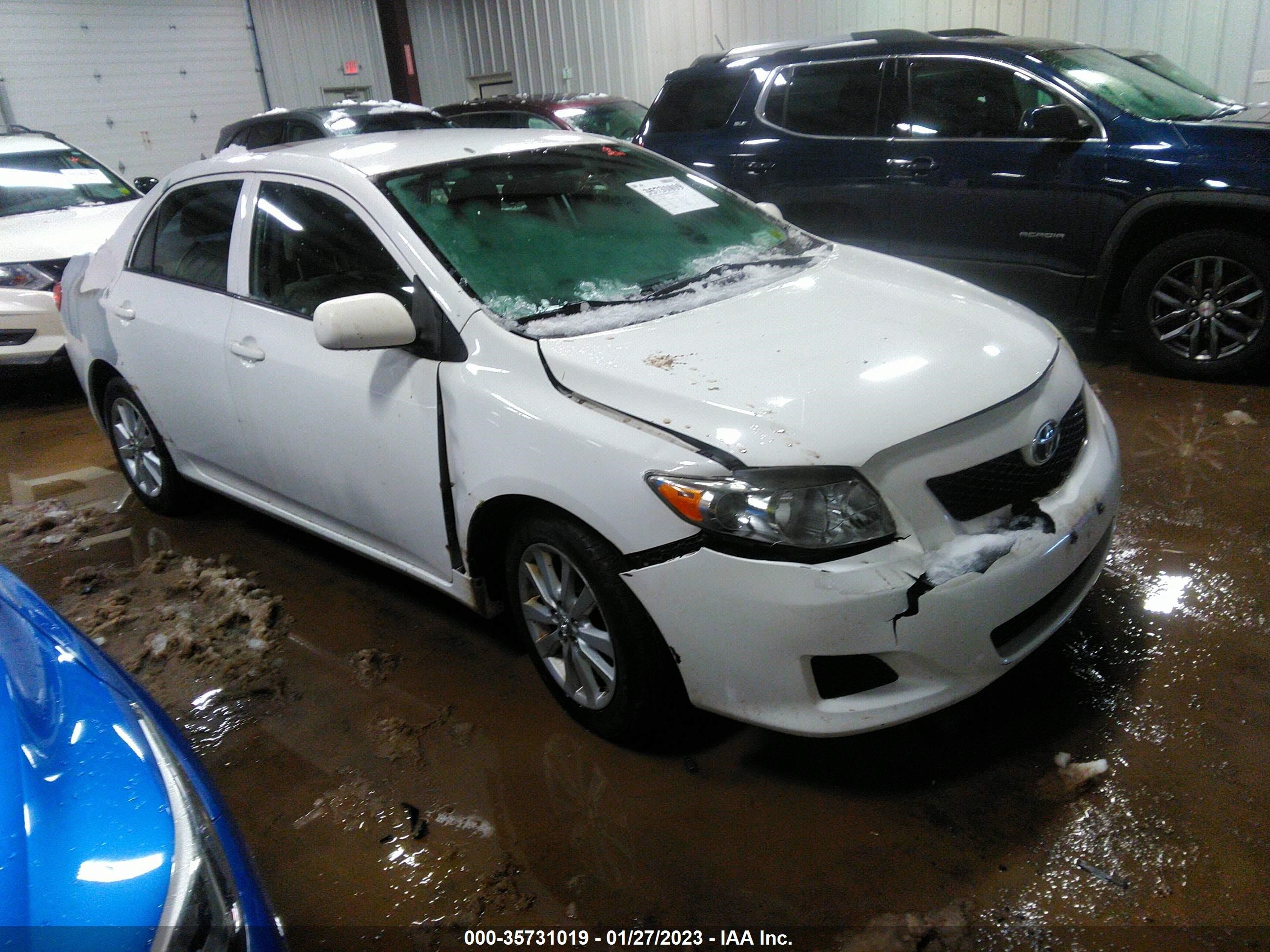 TOYOTA COROLLA 2009 jtdbl40e79j043891