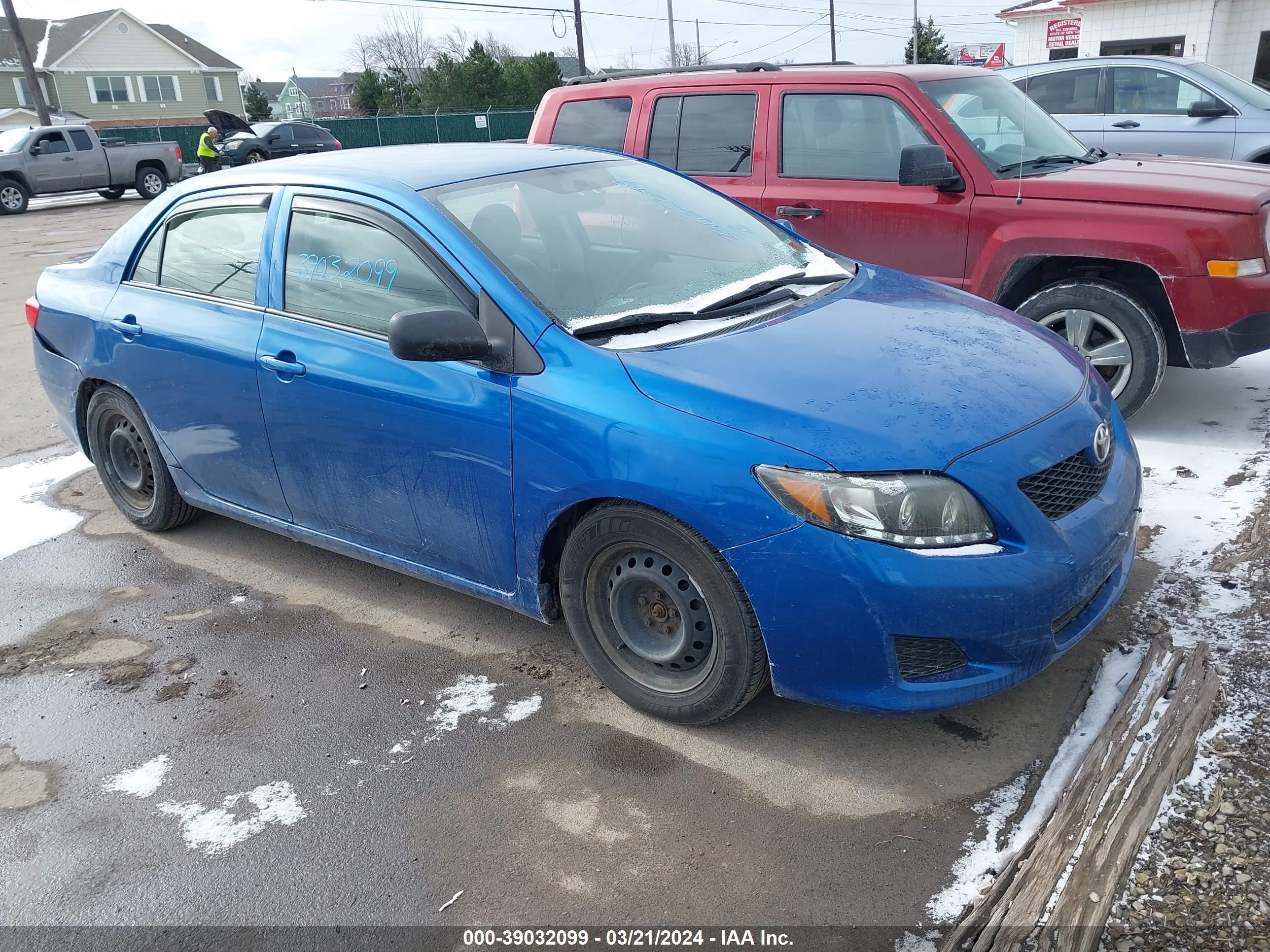 TOYOTA COROLLA 2009 jtdbl40e899047434