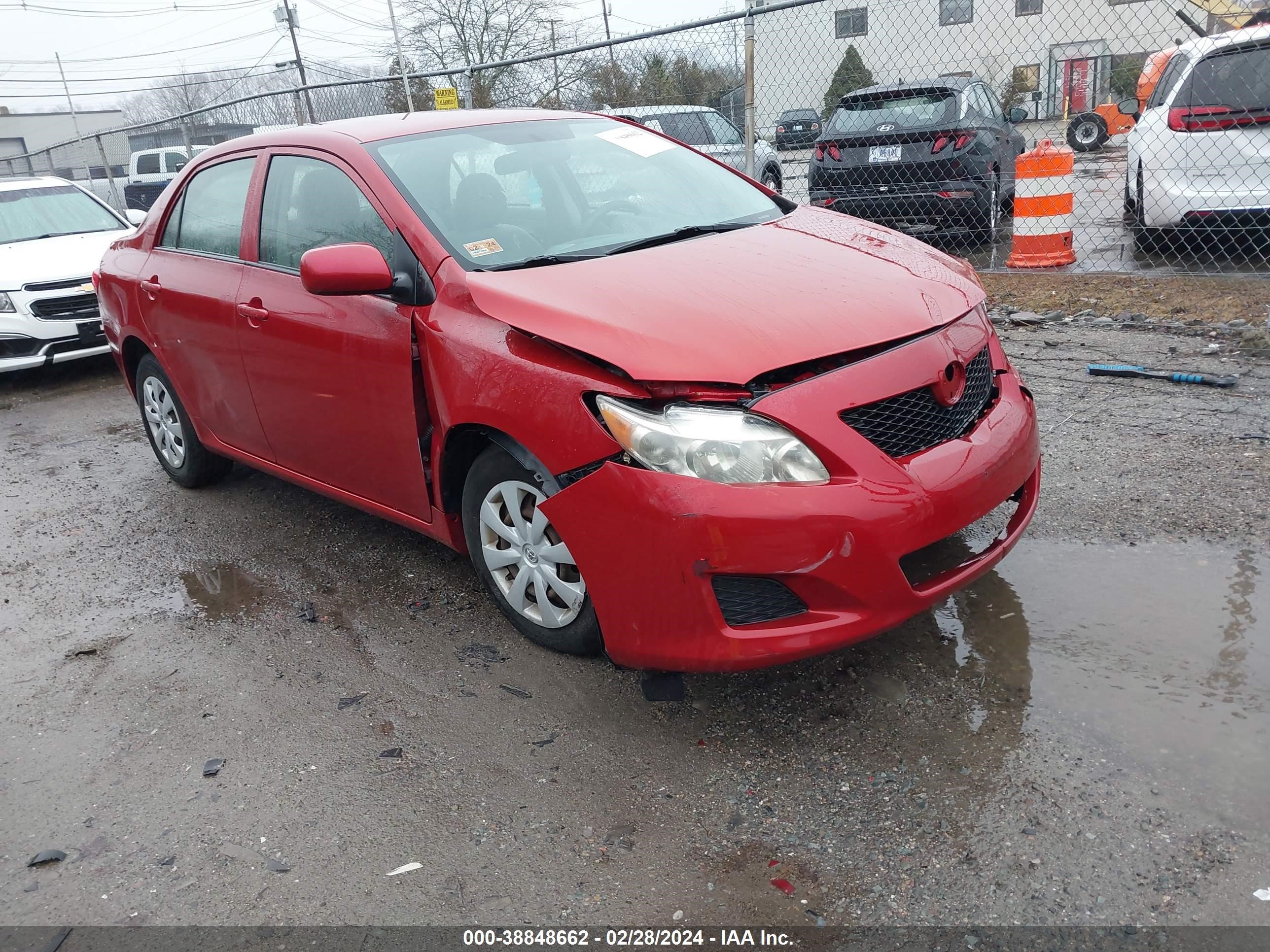 TOYOTA COROLLA 2009 jtdbl40e899090641