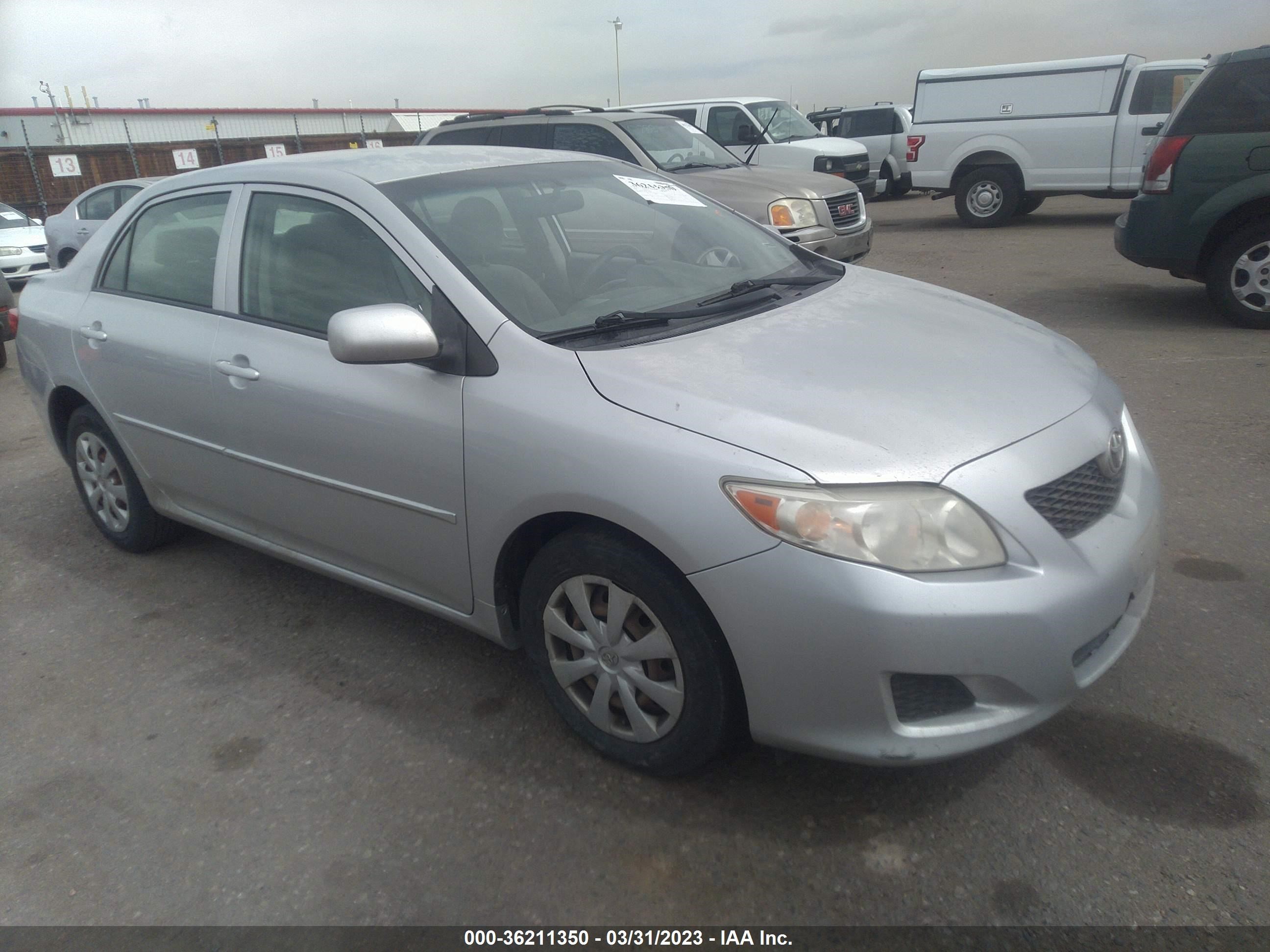 TOYOTA COROLLA 2009 jtdbl40e89j007403