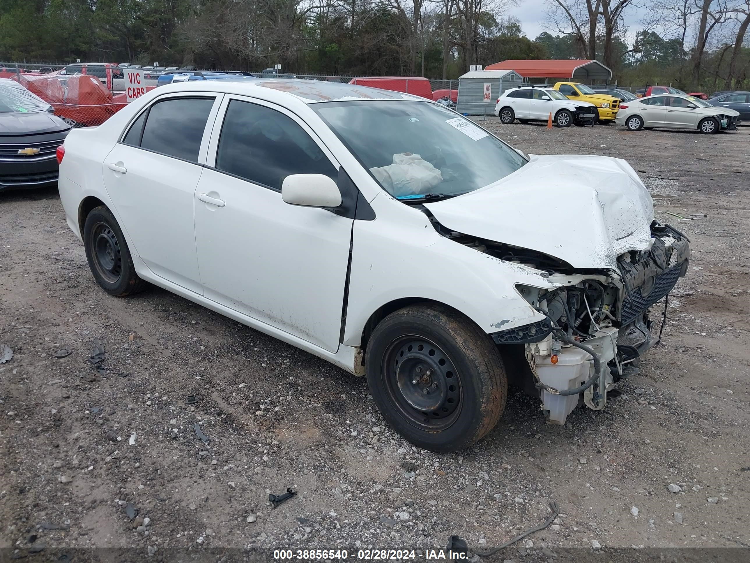 TOYOTA COROLLA 2009 jtdbl40e89j026808