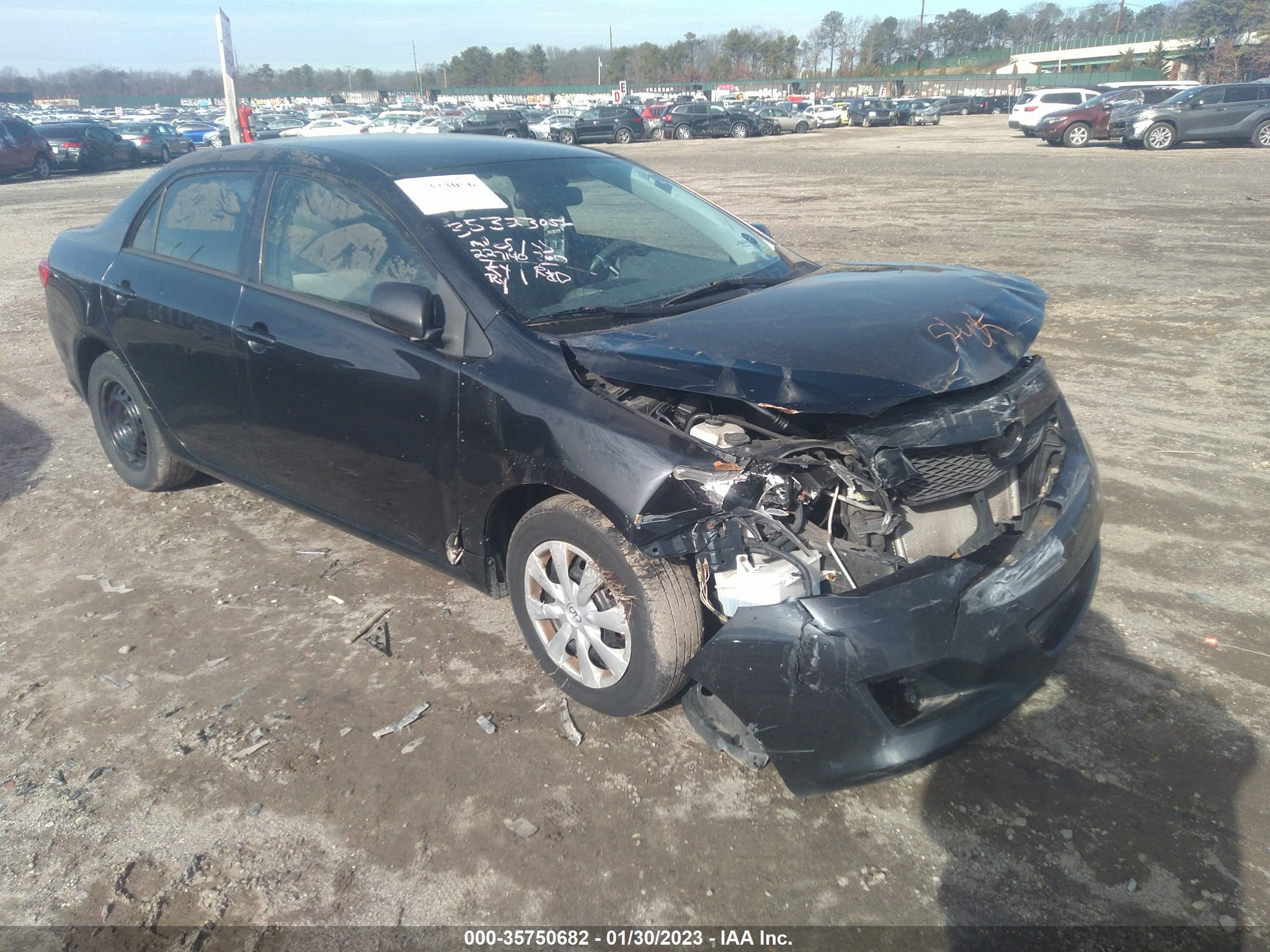 TOYOTA COROLLA 2009 jtdbl40e89j047304