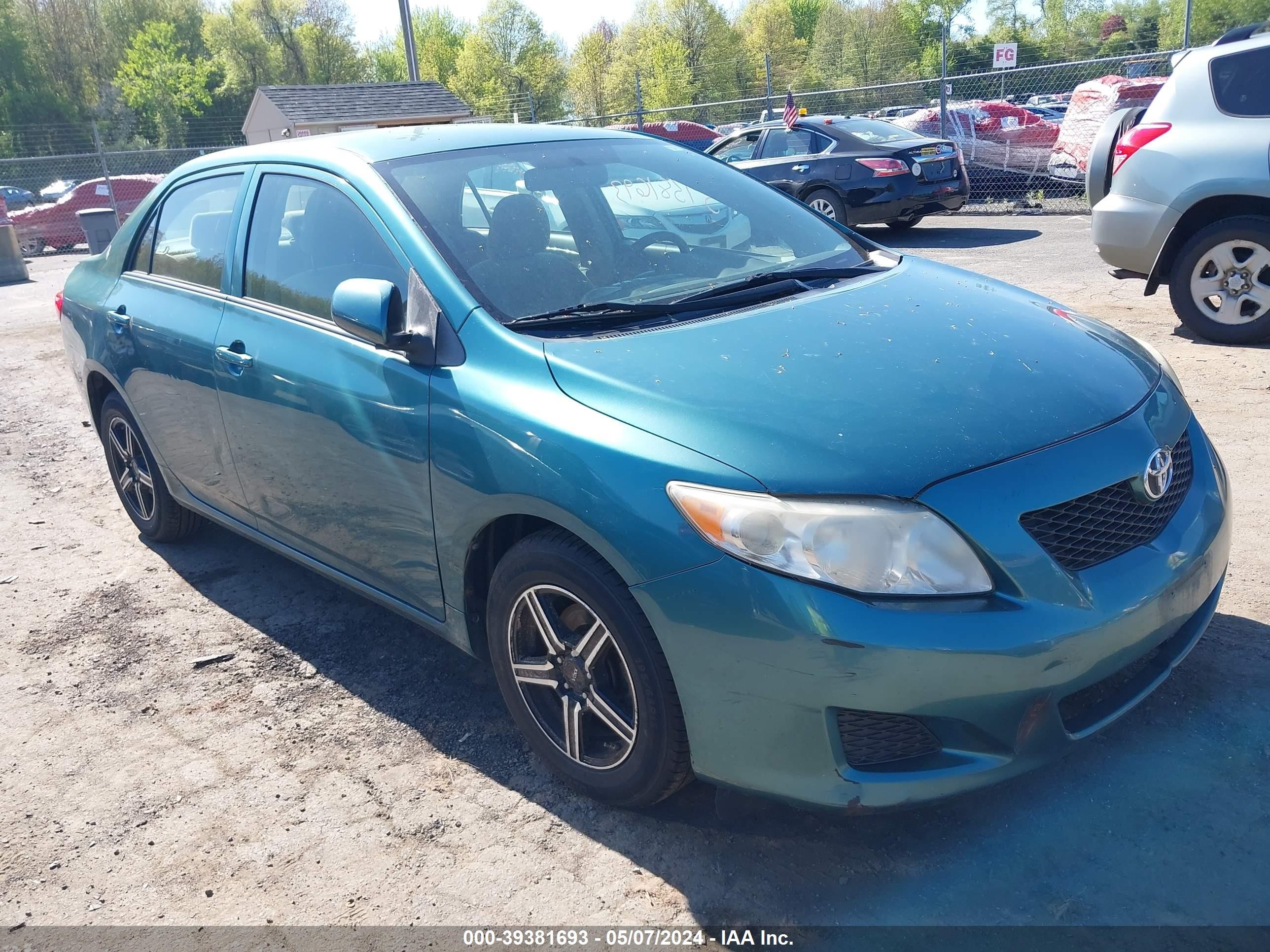 TOYOTA COROLLA 2009 jtdbl40e99j019821