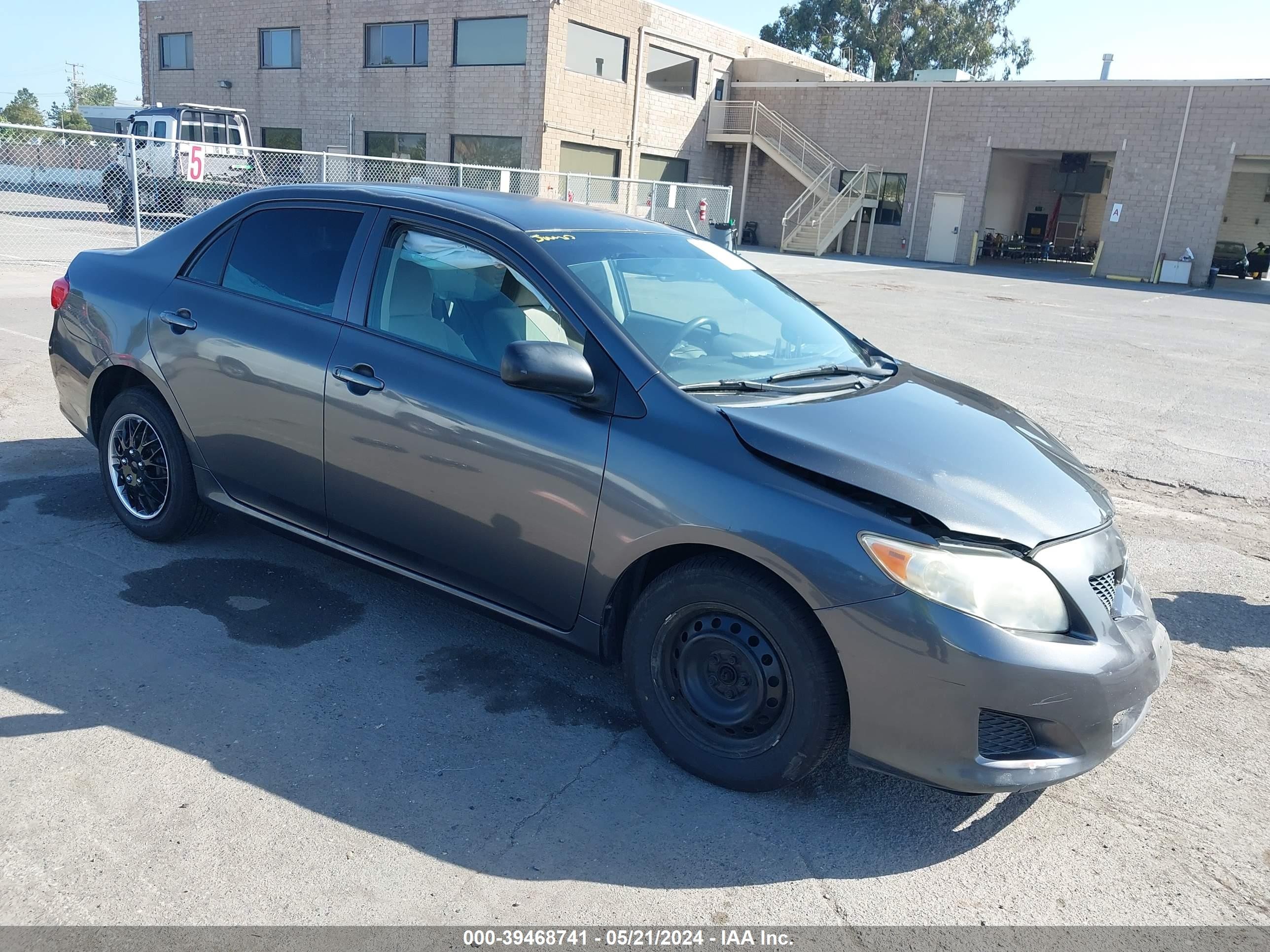 TOYOTA COROLLA 2009 jtdbl40ex99047127