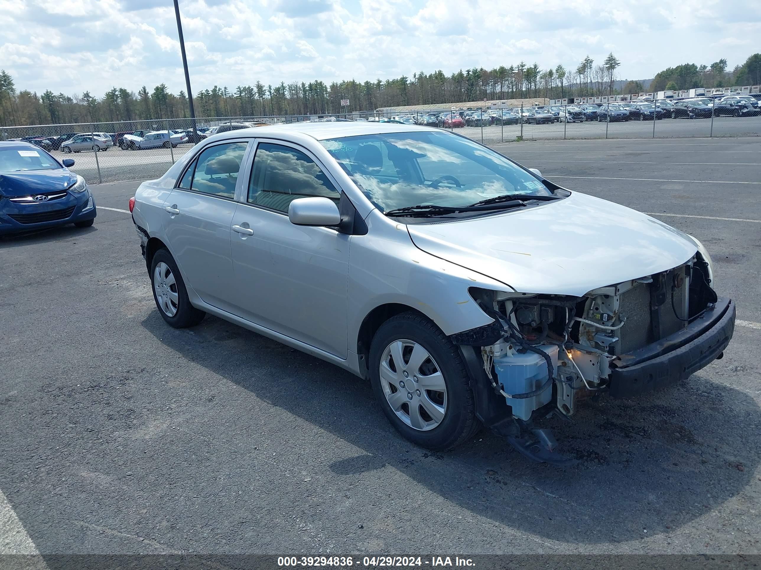 TOYOTA COROLLA 2009 jtdbl40ex99053140