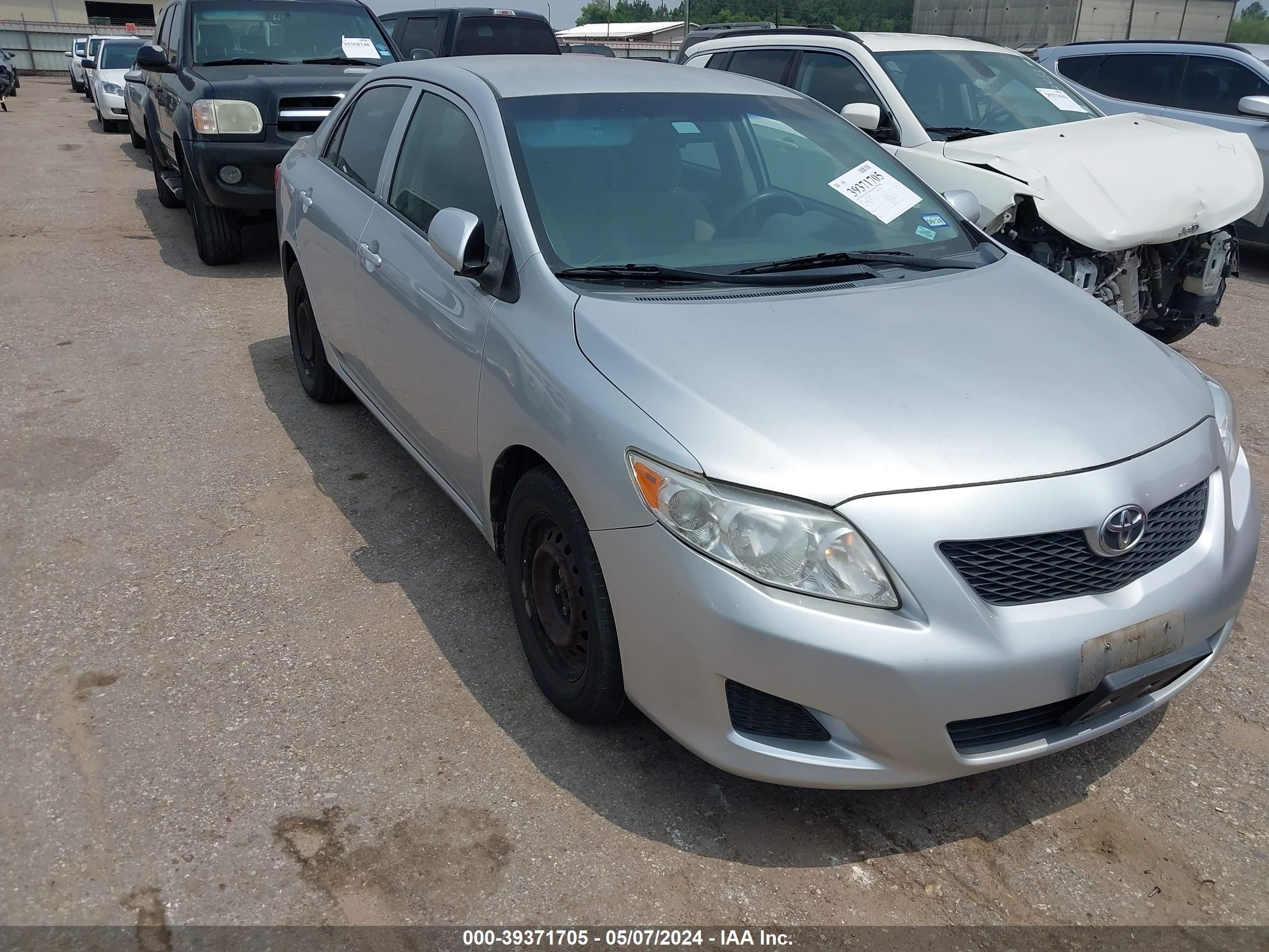 TOYOTA COROLLA 2009 jtdbl40ex99057124