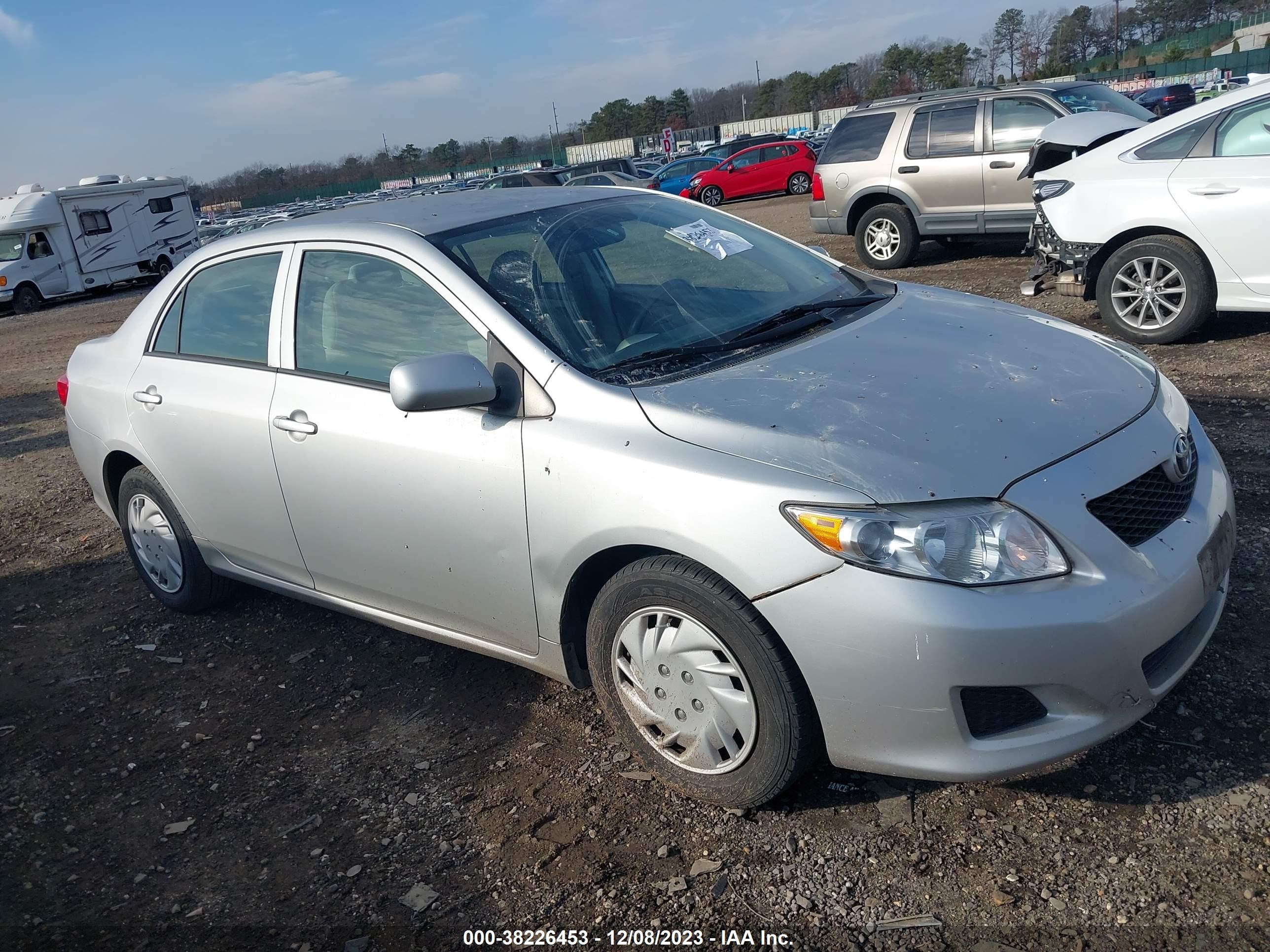 TOYOTA COROLLA 2009 jtdbl40ex99064431