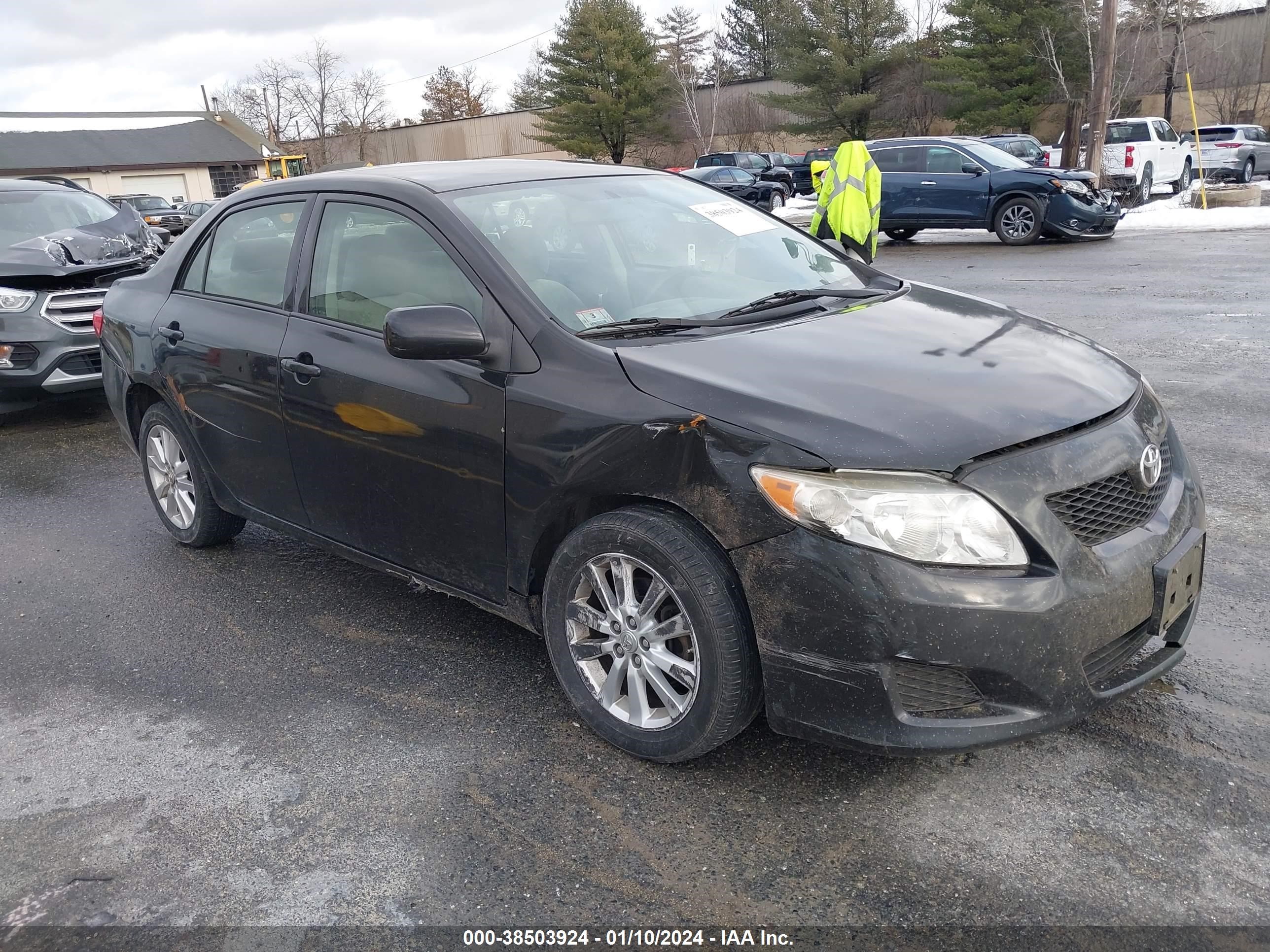 TOYOTA COROLLA 2009 jtdbl40ex99067734