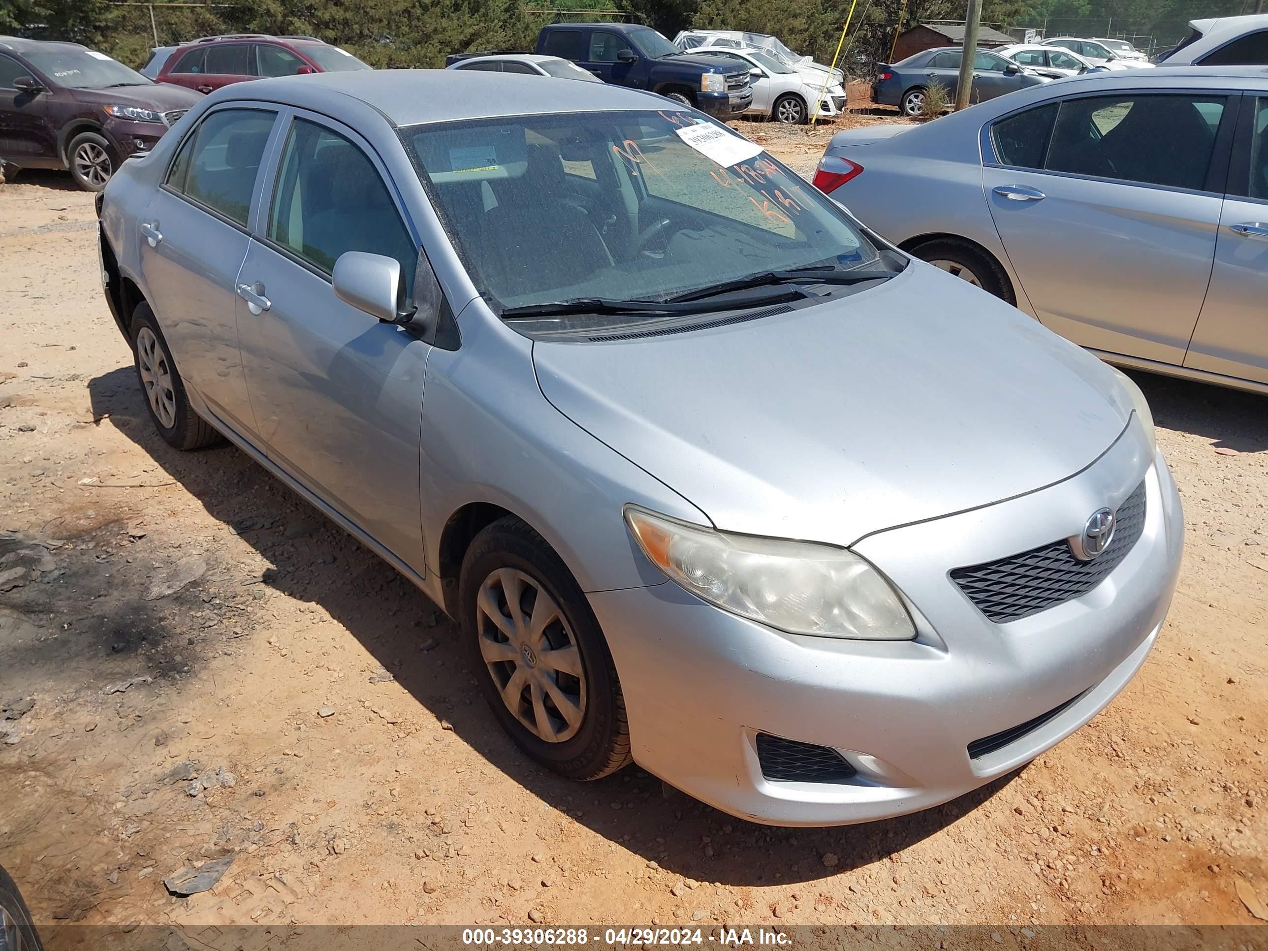 TOYOTA COROLLA 2009 jtdbl40ex99079981