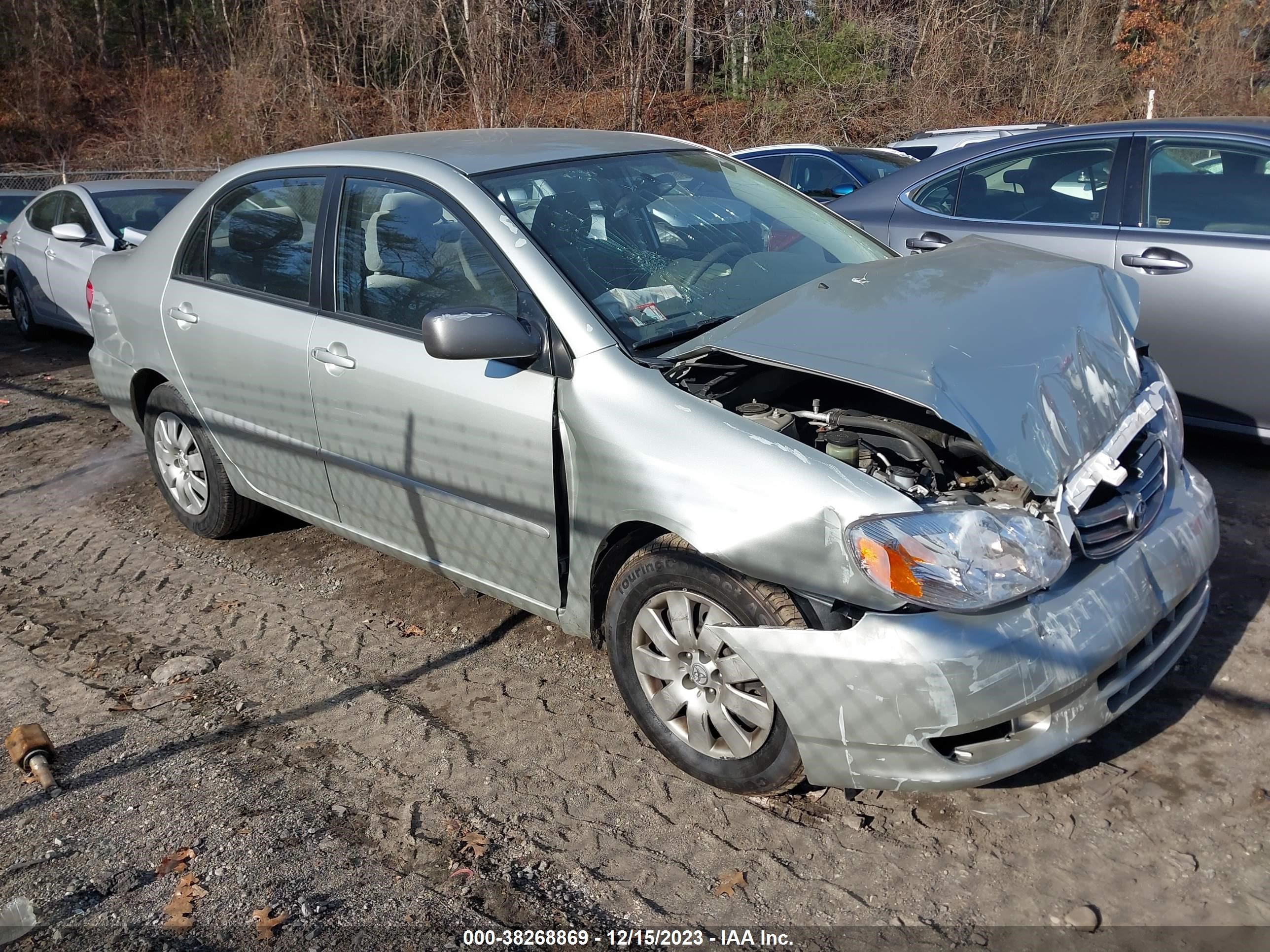 TOYOTA COROLLA 2003 jtdbr32e030046036