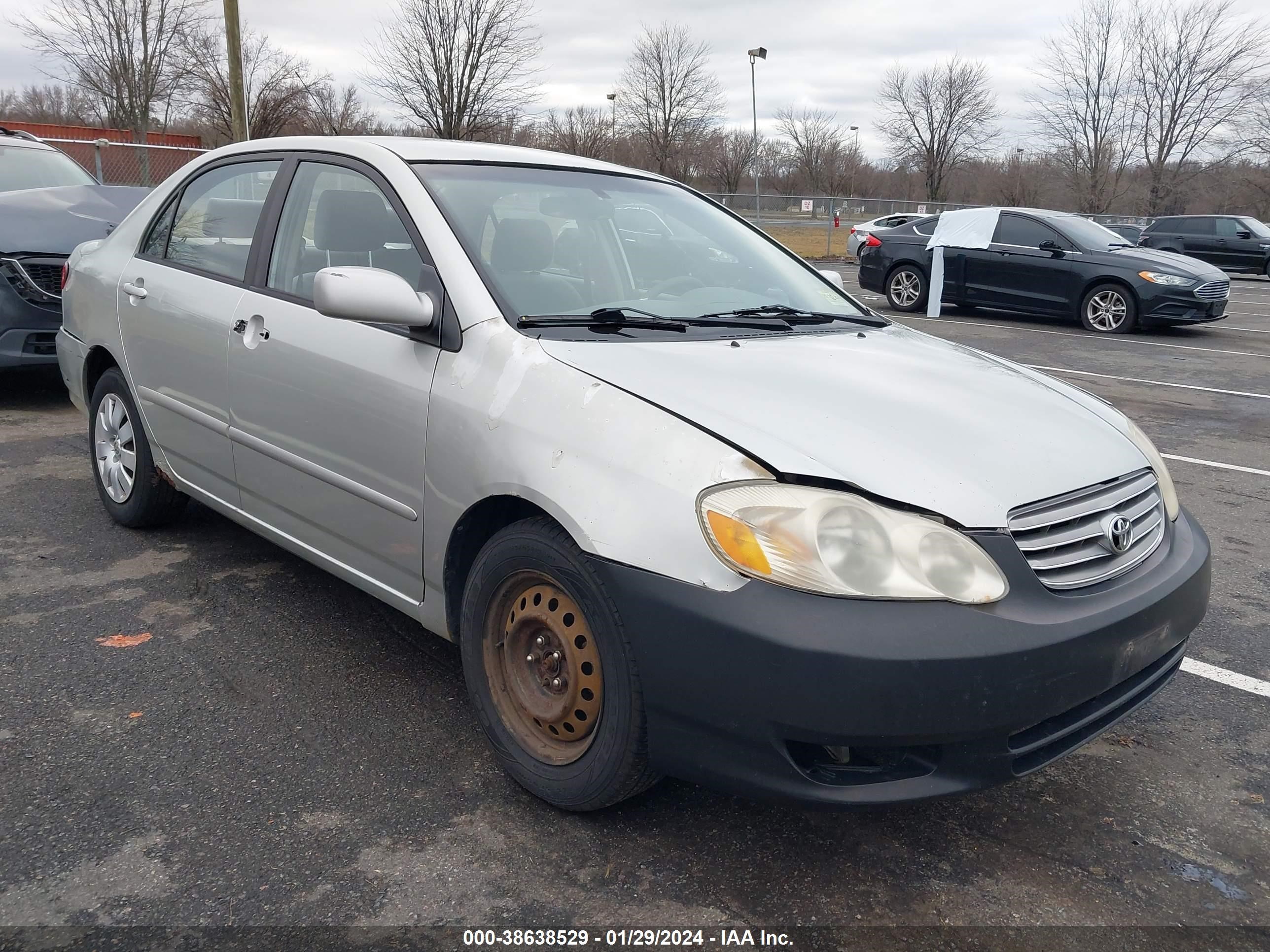 TOYOTA COROLLA 2004 jtdbr32e142029140