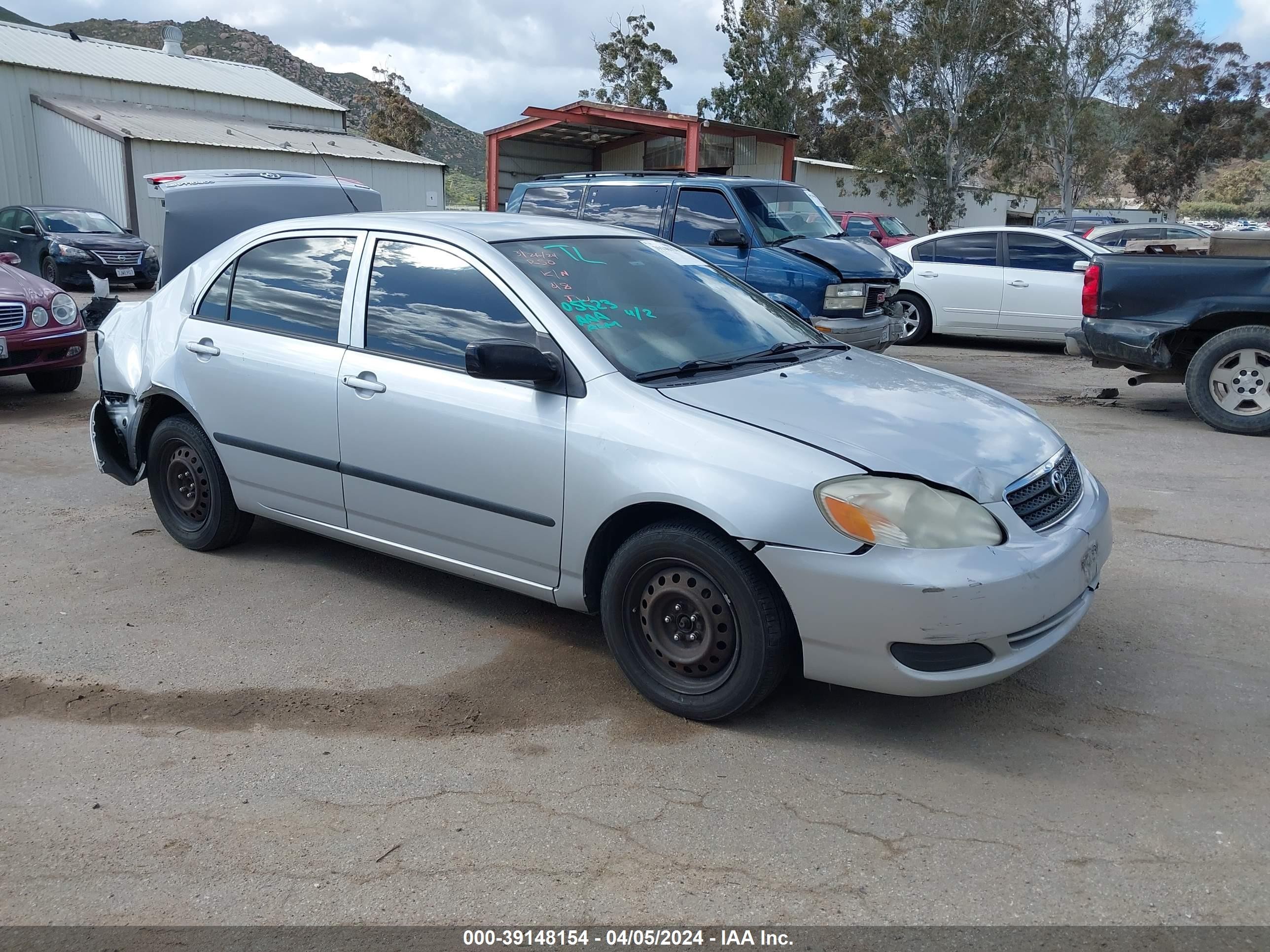 TOYOTA COROLLA 2006 jtdbr32e160058913